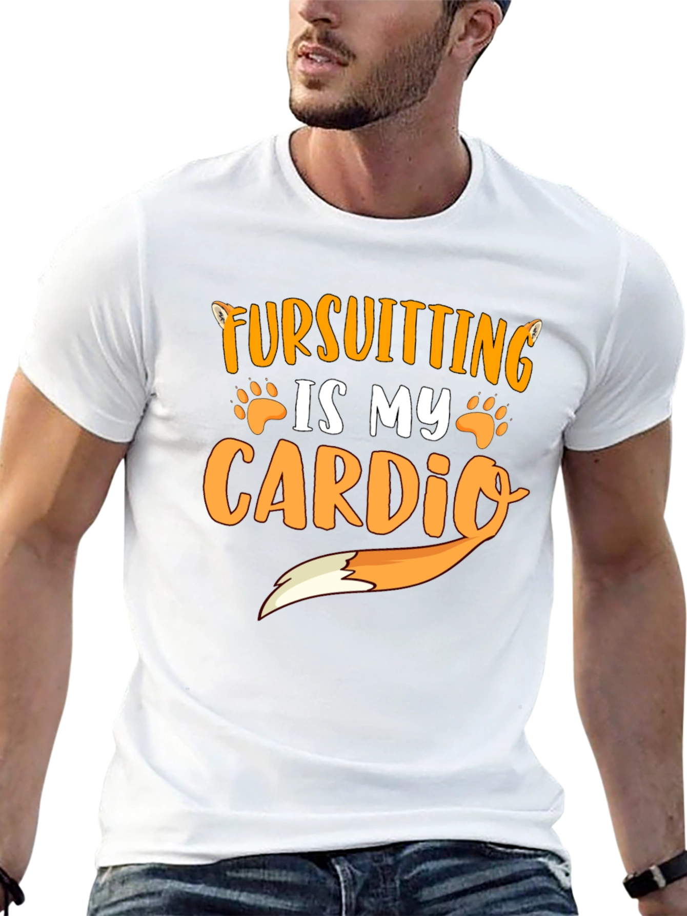 Fursuitting Cardio Funny T-Shirt