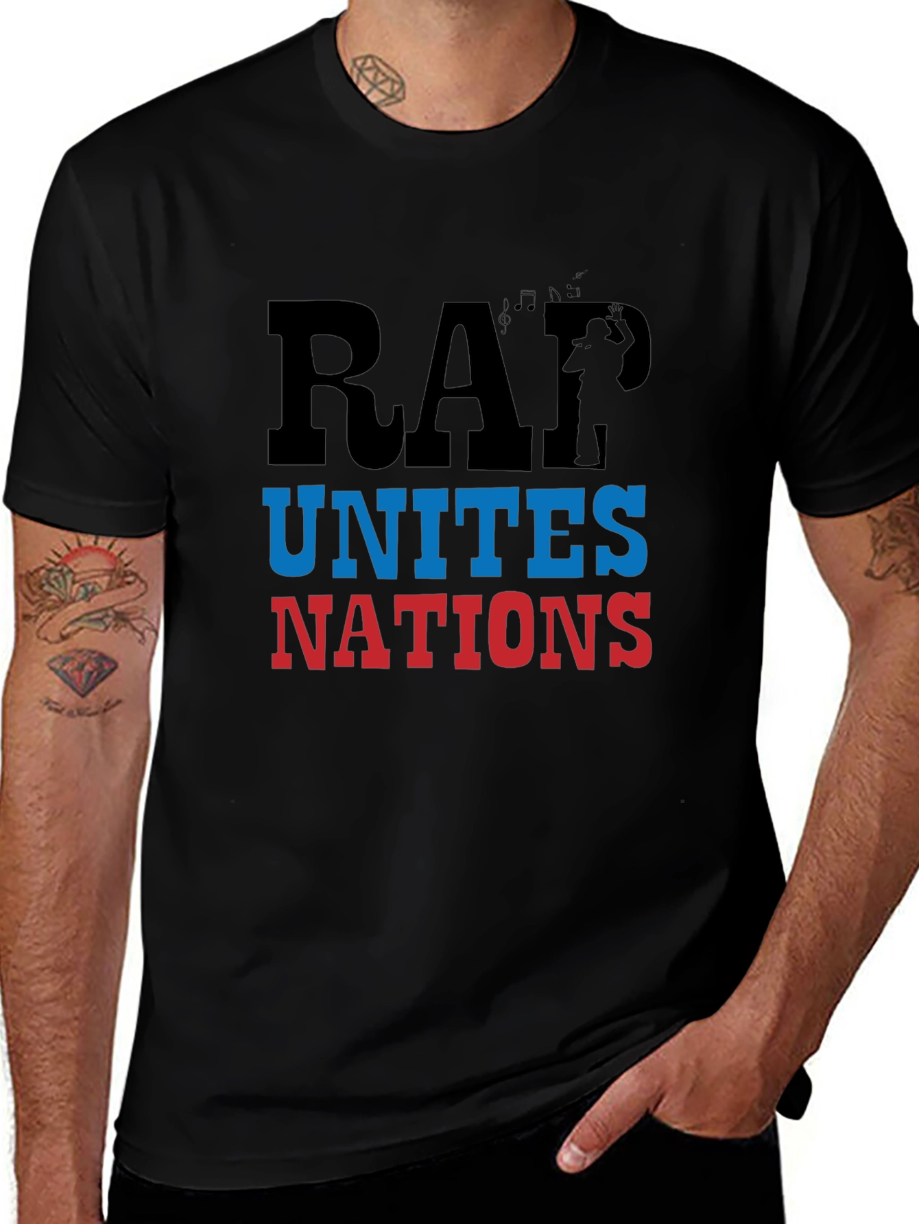 Rap Unites Nations Graphic T-Shirt