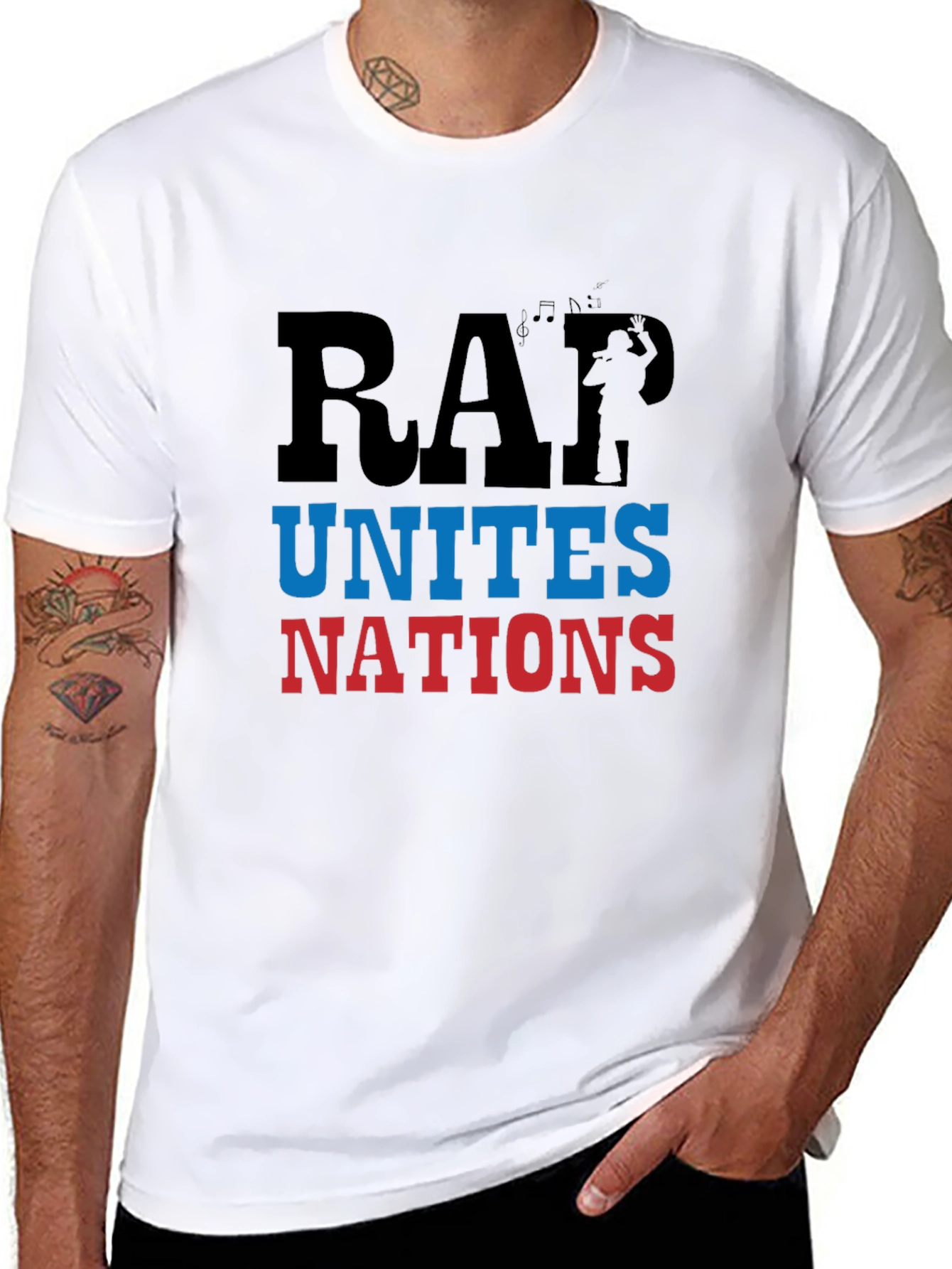 Rap Unites Nations Graphic T-Shirt