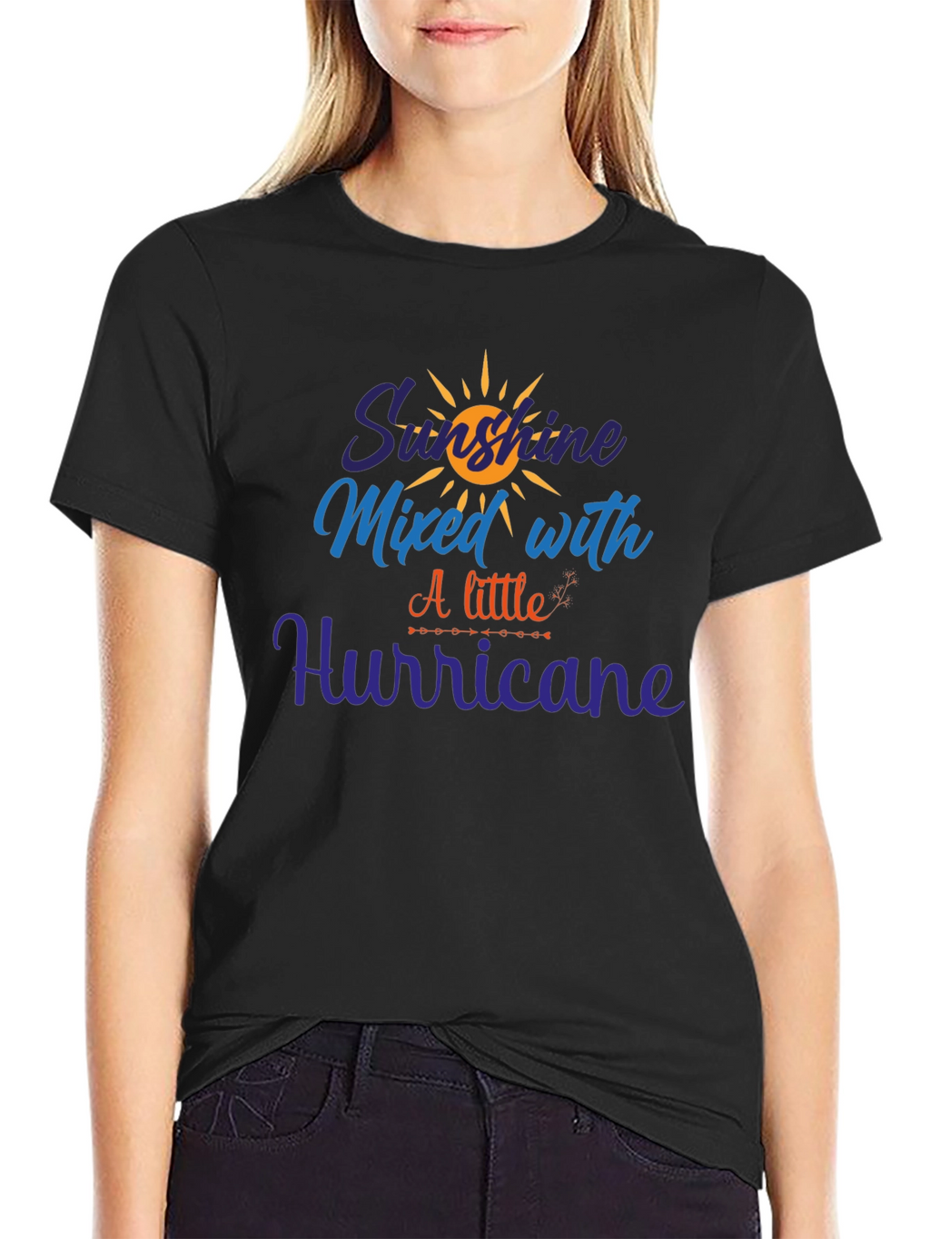 Sunshine Mixed with Hurricane Graphic Tee