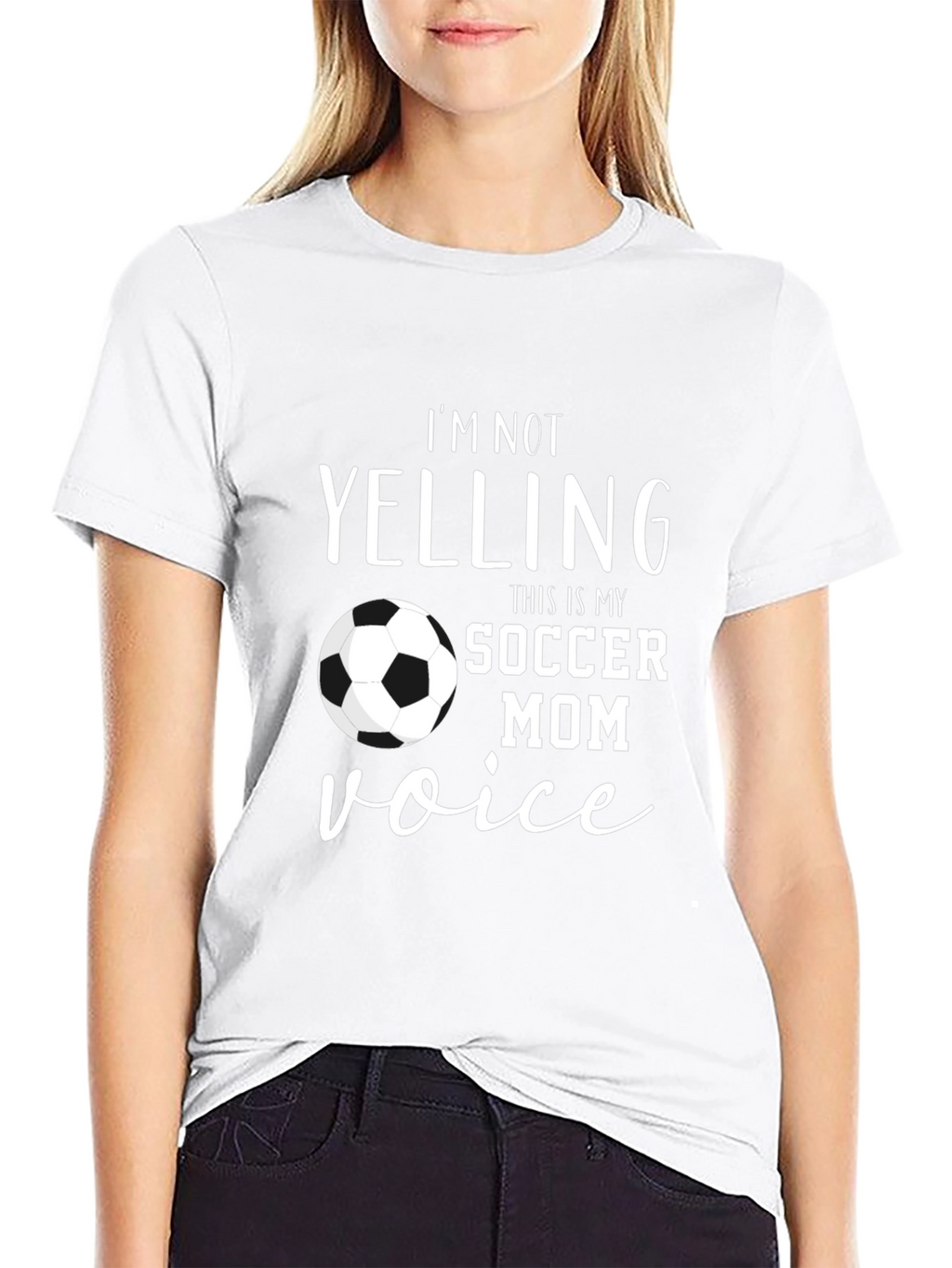 Soccer Mom Voice T-Shirt - Funny Novelty Tee
