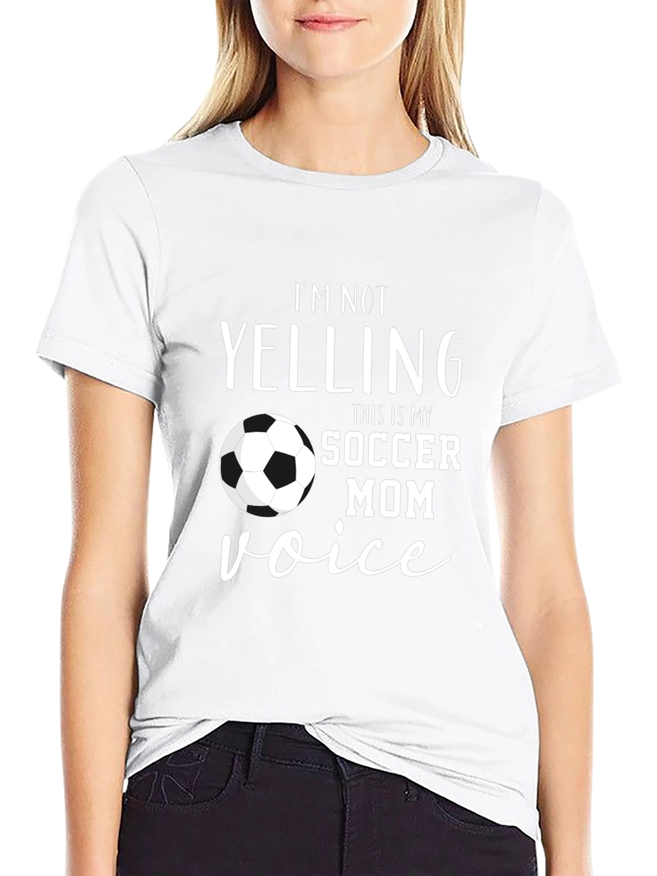 Soccer Mom Voice T-Shirt - Funny Novelty Tee