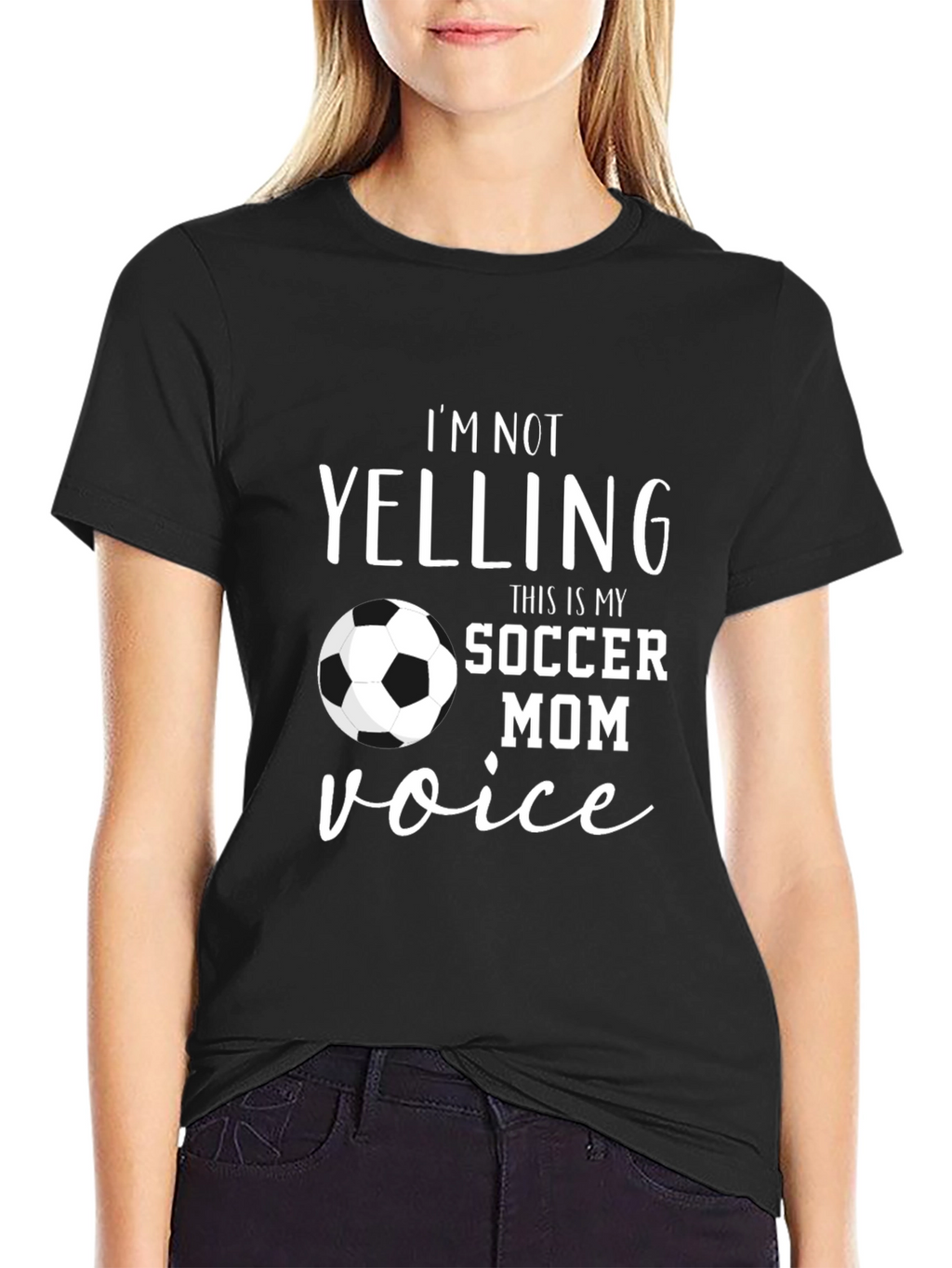 Soccer Mom Voice T-Shirt - Funny Novelty Tee