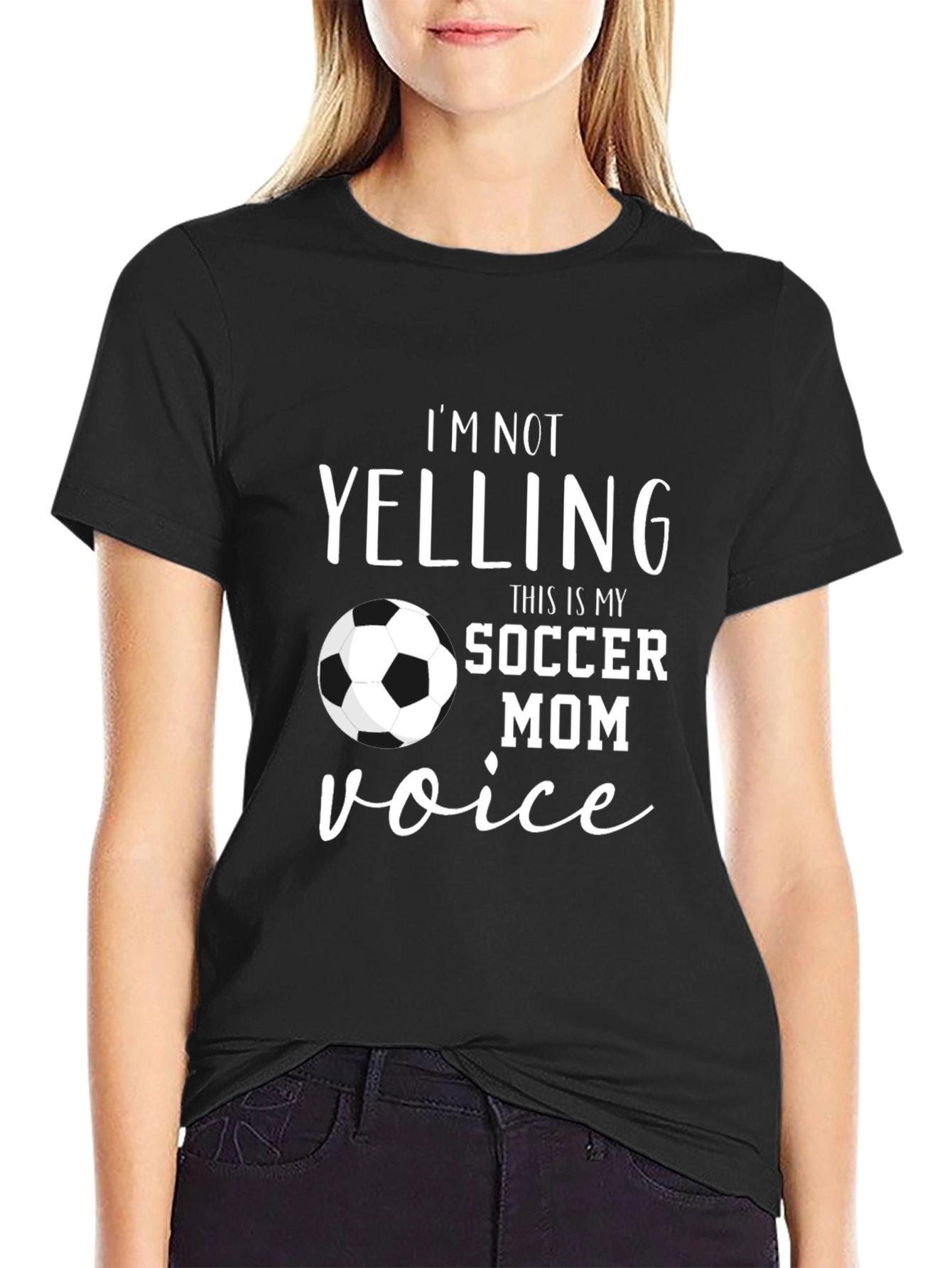 Soccer Mom Voice T-Shirt - Funny Novelty Tee