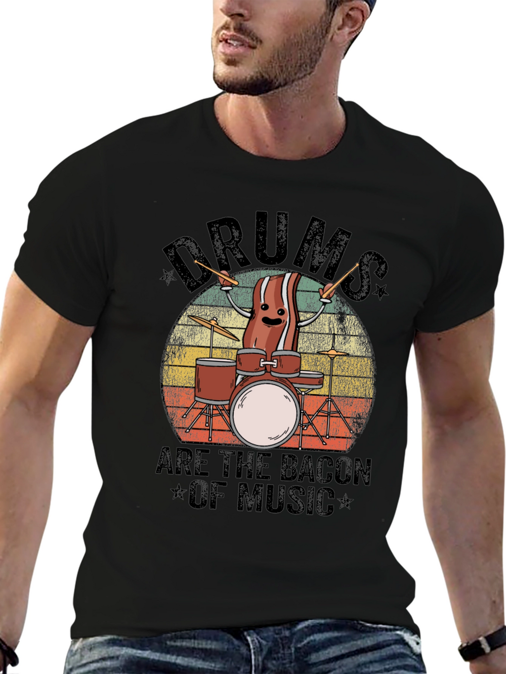Drums are the Bacon of Music T-Shirt