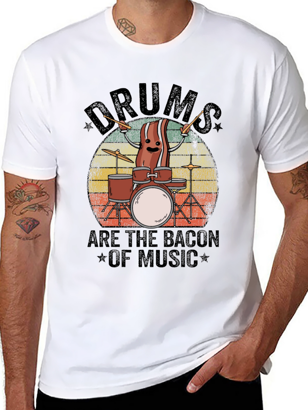 Drums are the Bacon of Music T-Shirt