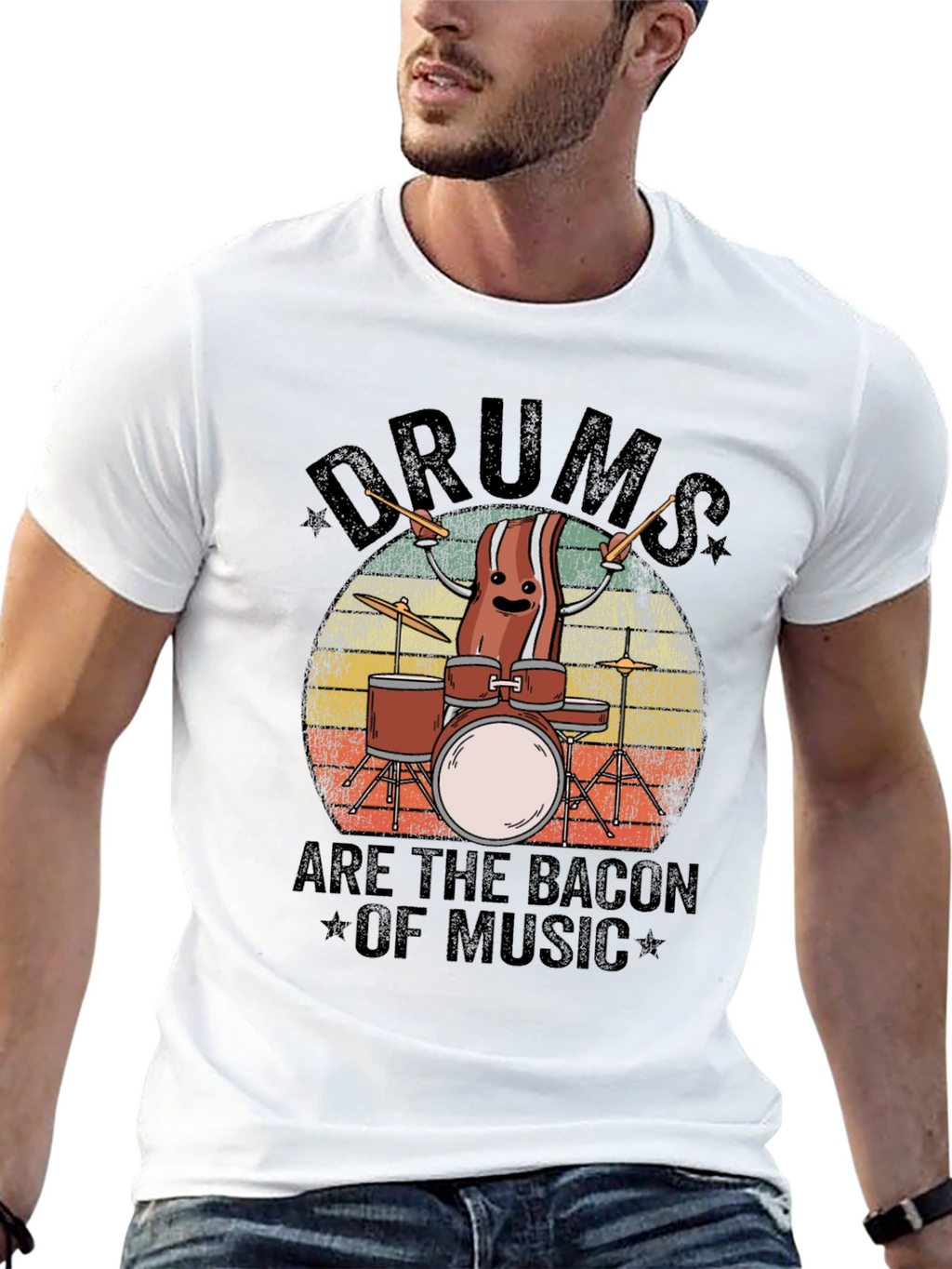 Drums are the Bacon of Music T-Shirt