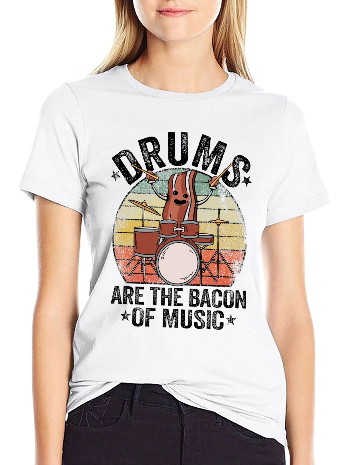 Drums are the Bacon of Music T-Shirt