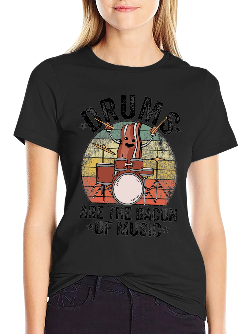 Drums are the Bacon of Music T-Shirt