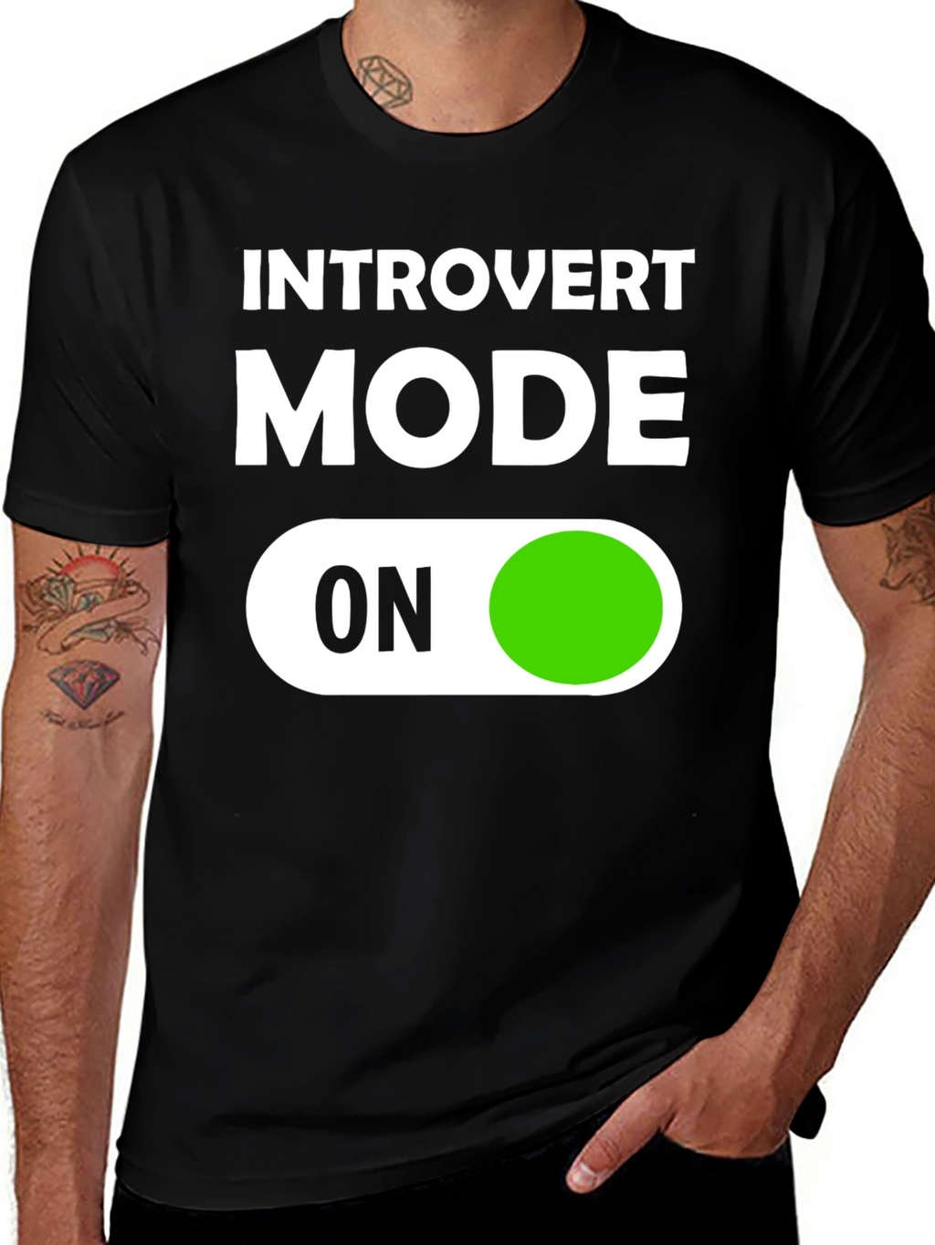 Introvert Mode On Graphic T-Shirt
