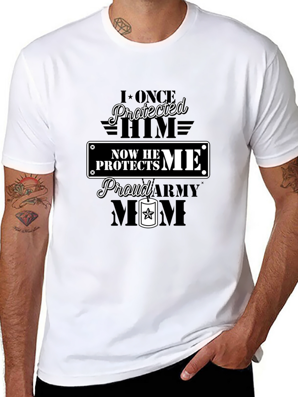 Proud Army Mom Graphic Tee