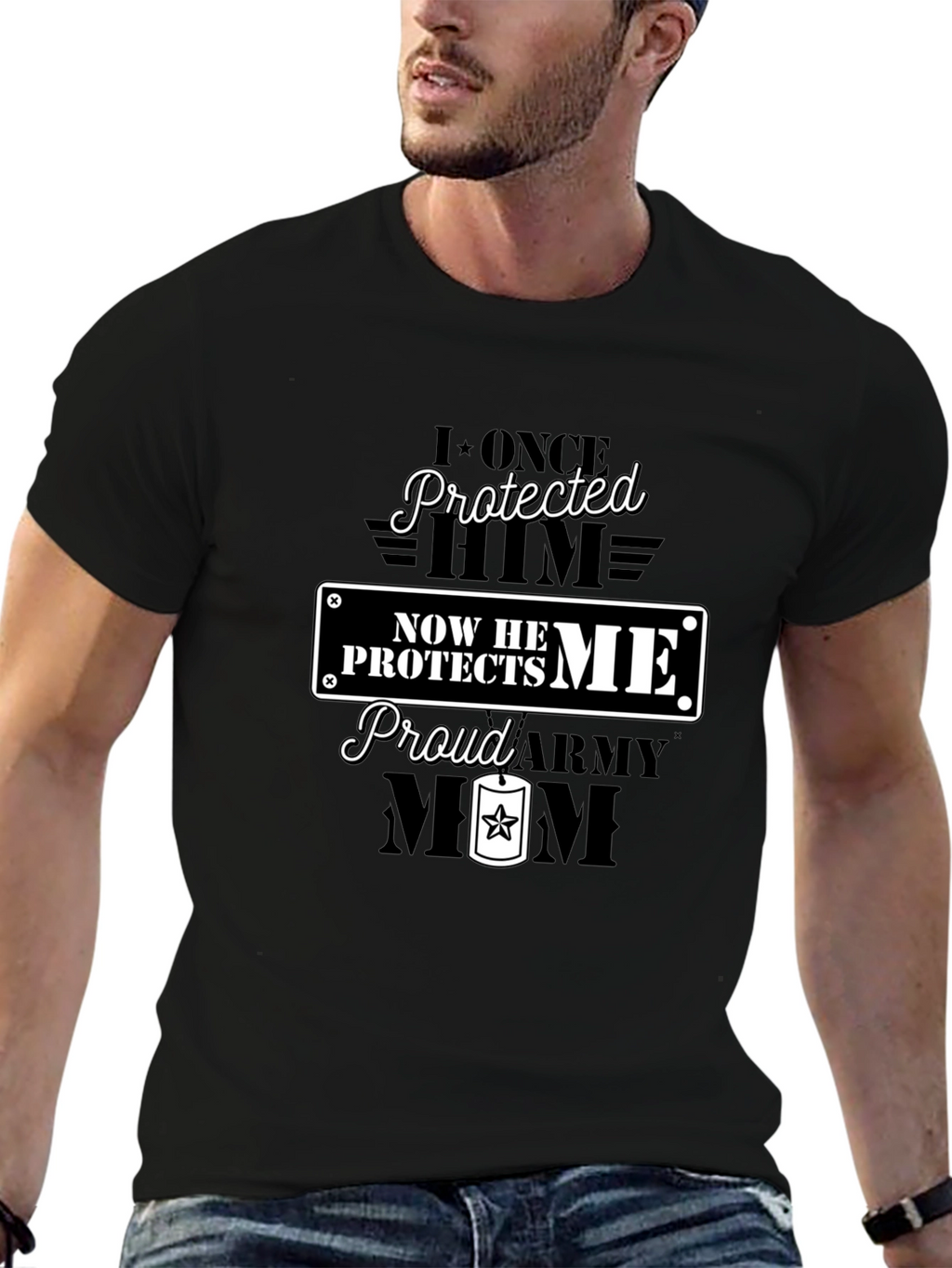 Proud Army Mom Graphic Tee