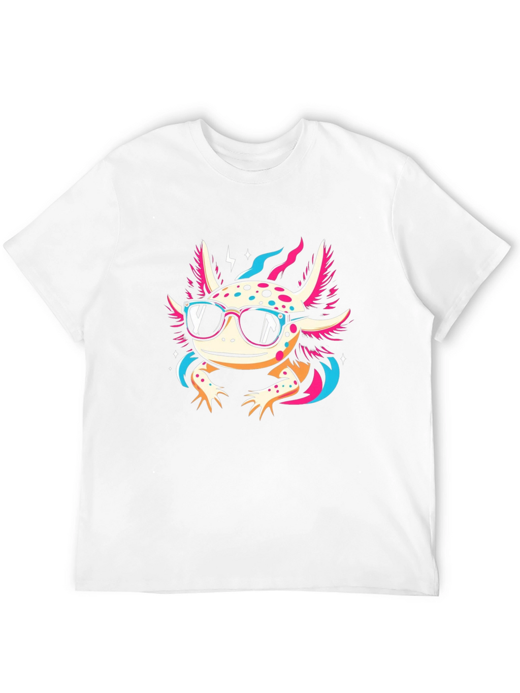 Cool Axolotl Black T-Shirt