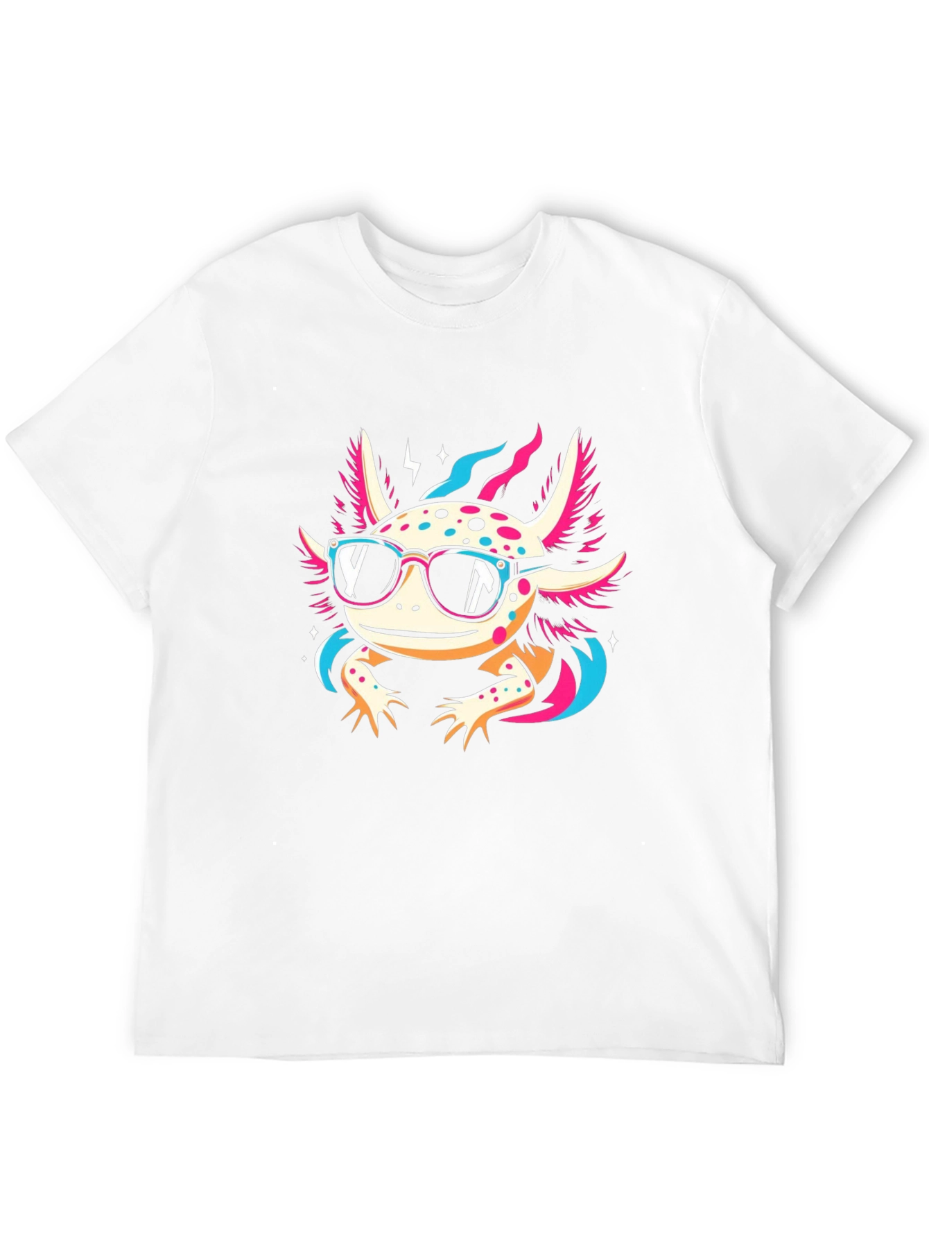 Cool Axolotl Black T-Shirt