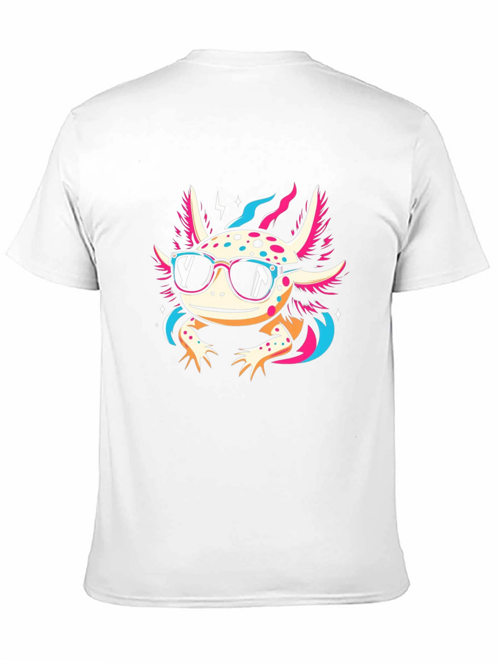 Cool Axolotl Black T-Shirt