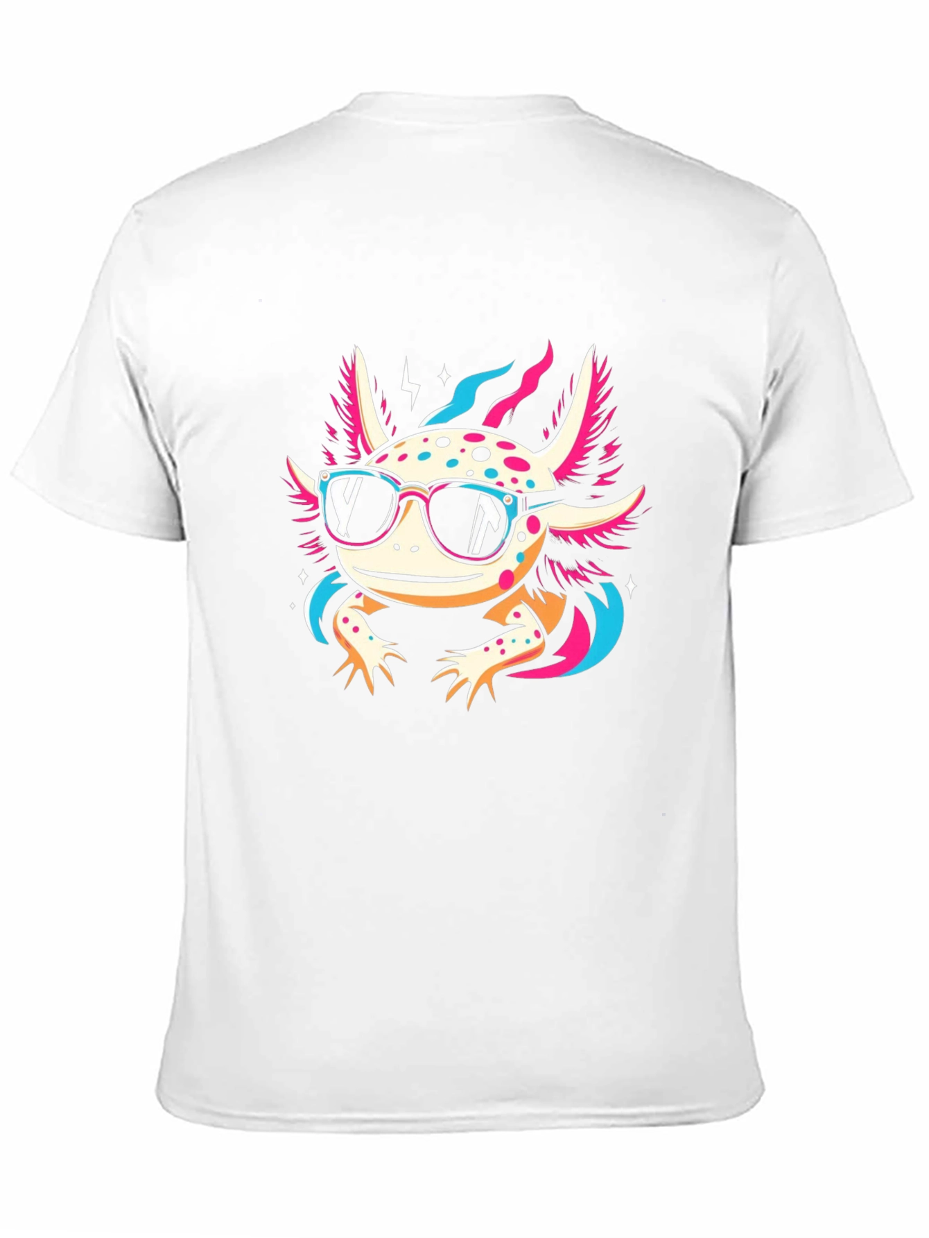 Cool Axolotl Black T-Shirt