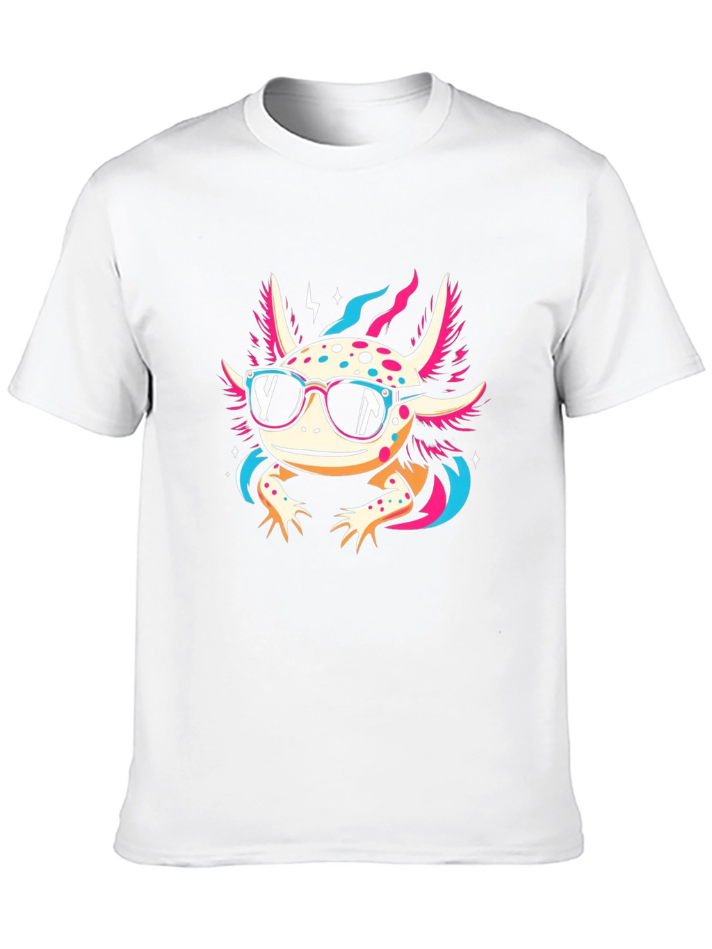 Cool Axolotl Black T-Shirt