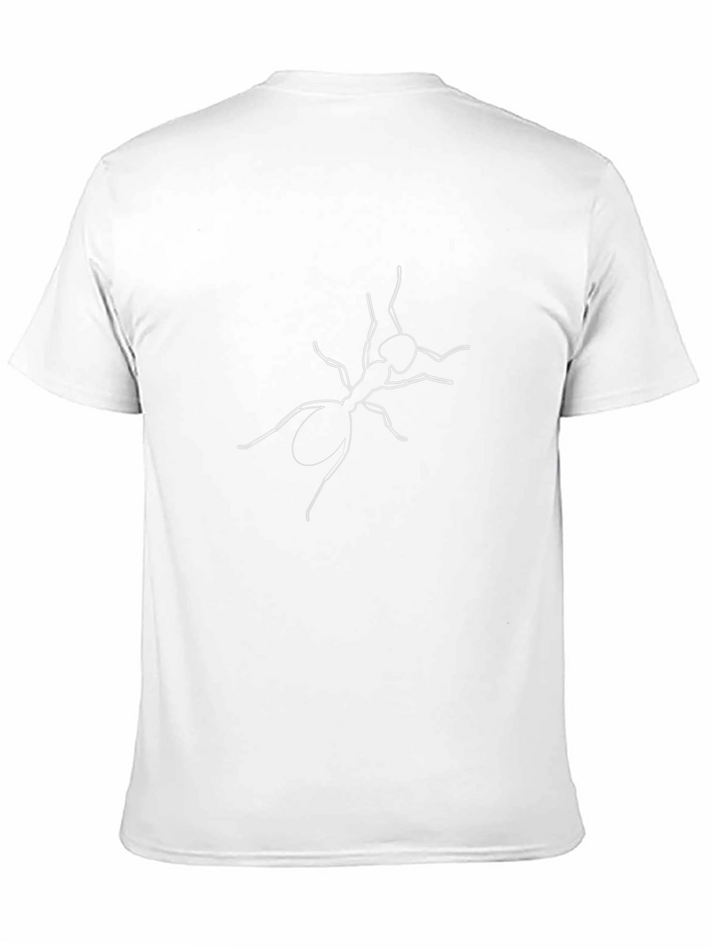 Ant Outline Graphic Tee - Minimalist Design