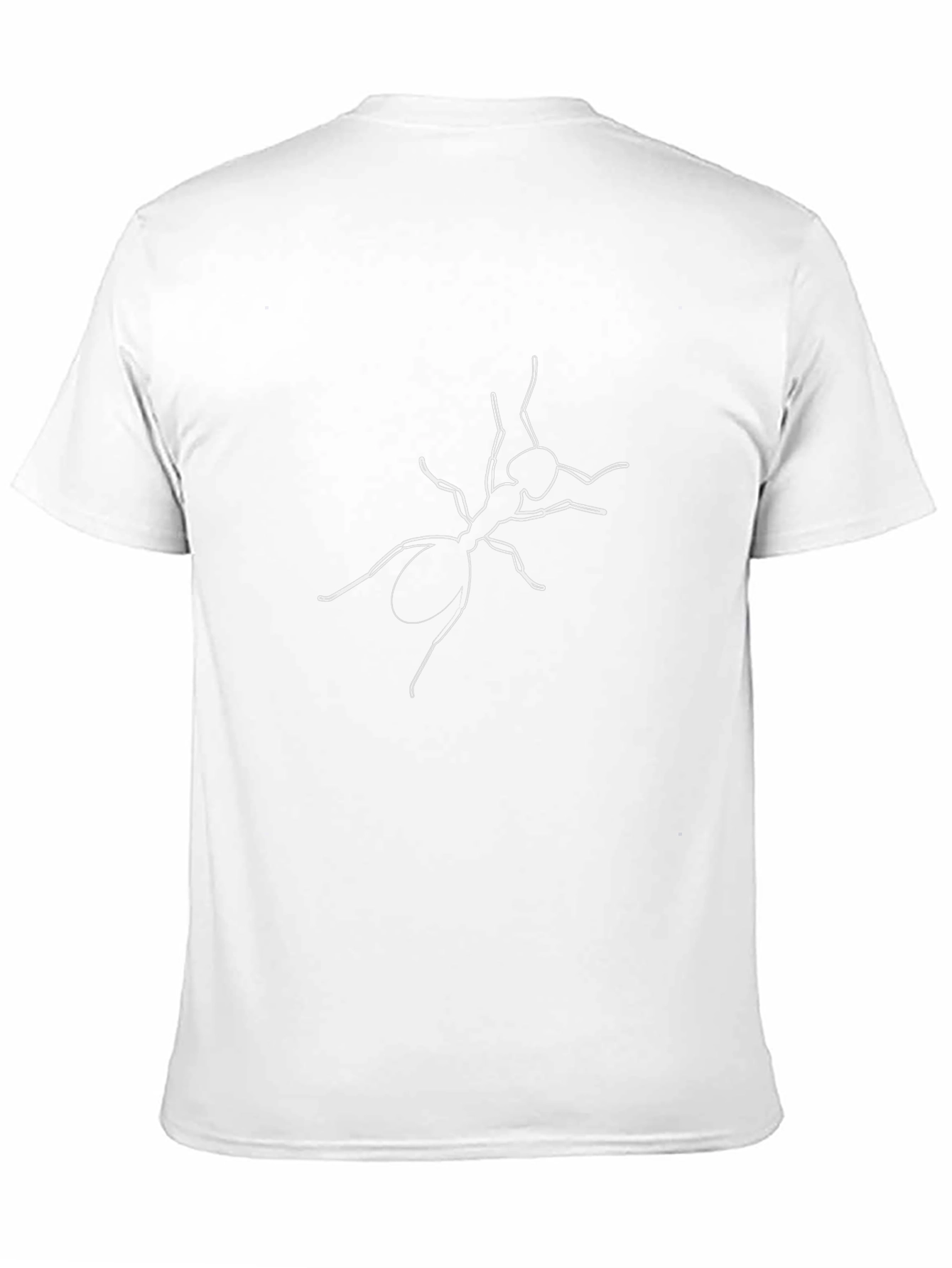 Ant Outline Graphic Tee - Minimalist Design