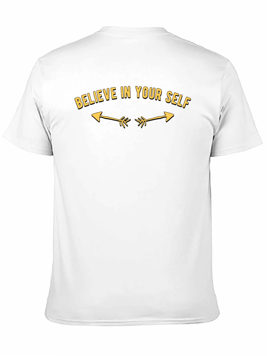 Believe In Yourself Graphic Tee - Black