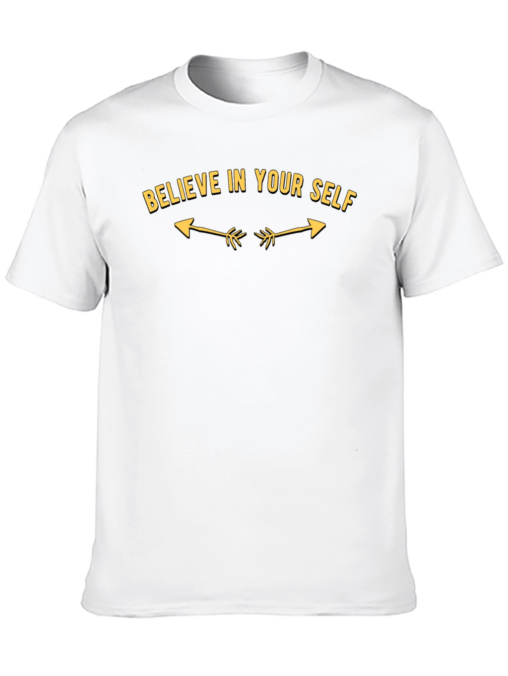 Believe In Yourself Graphic Tee - Black