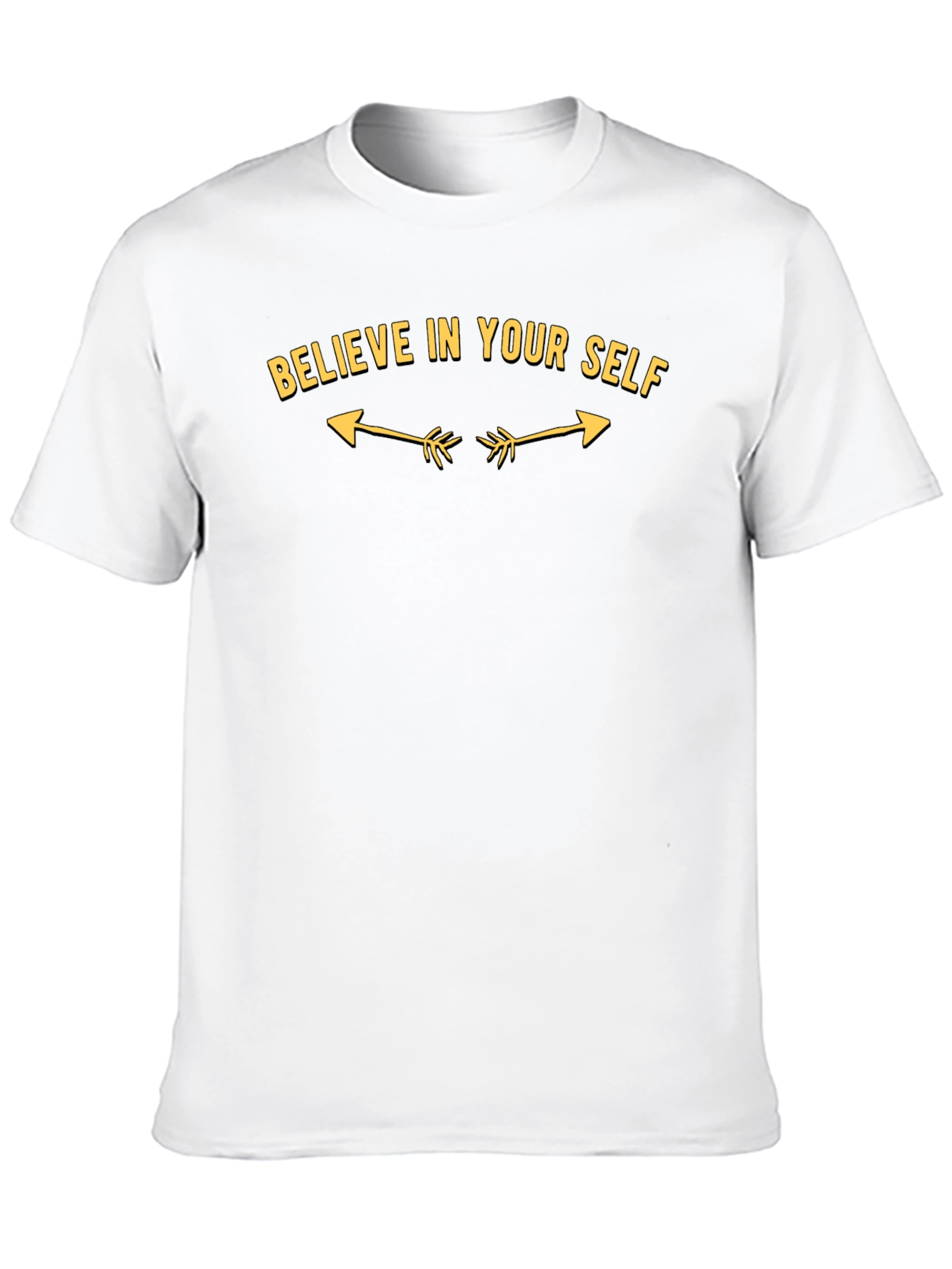 Believe In Yourself Graphic Tee - Black