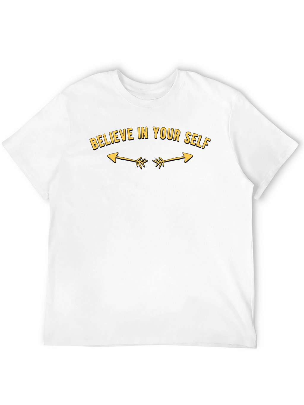 Believe In Yourself Graphic Tee - Black
