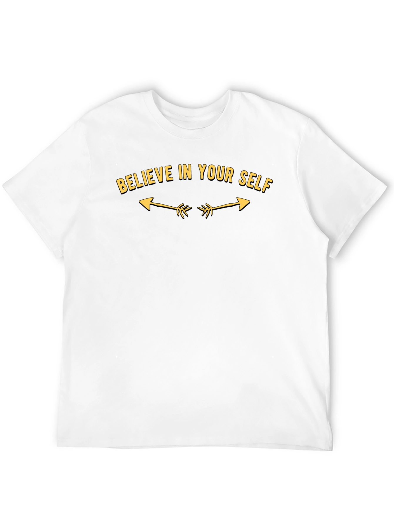 Believe In Yourself Graphic Tee - Black