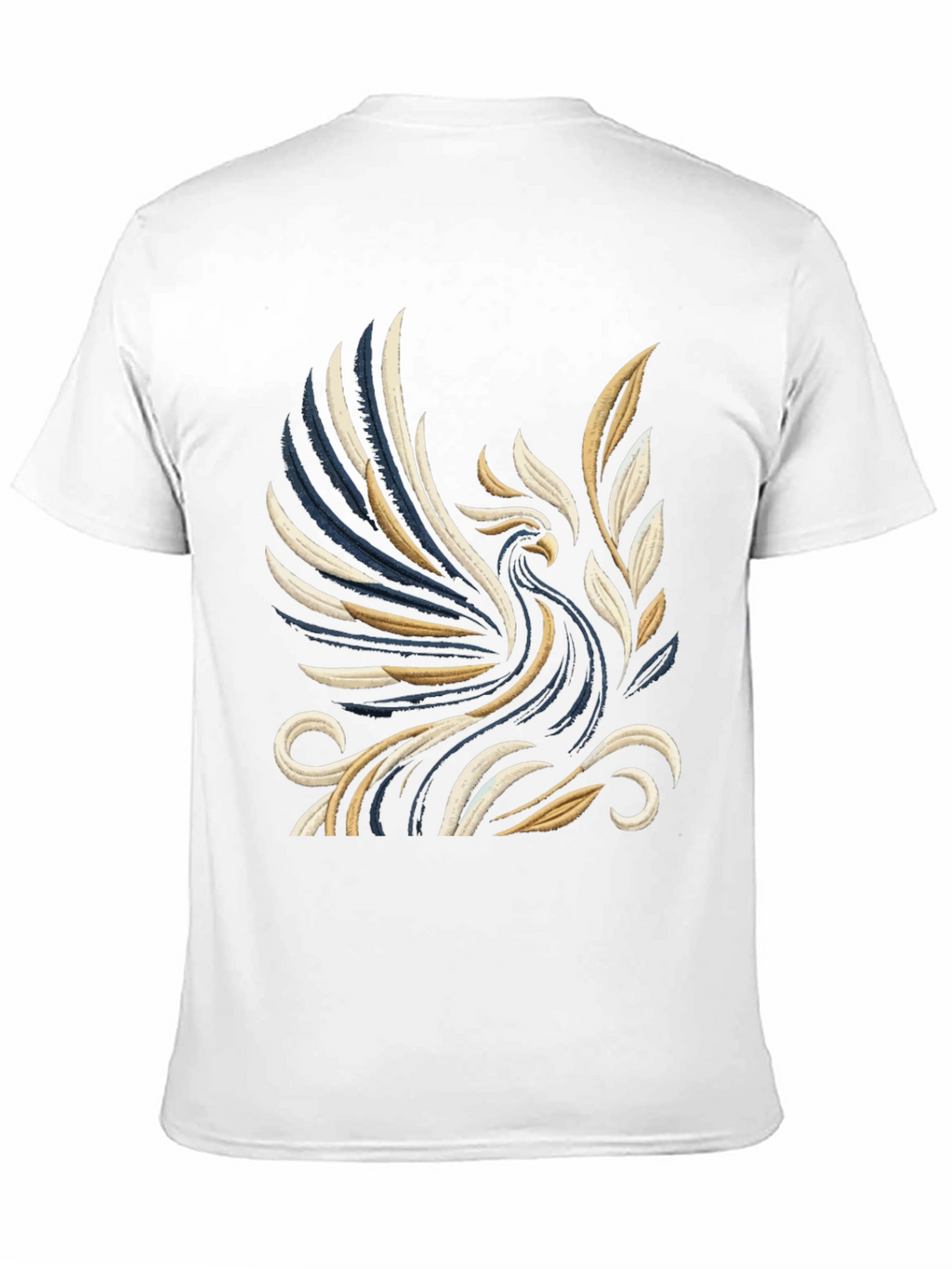 Phoenix Graphic Print Black T-Shirt