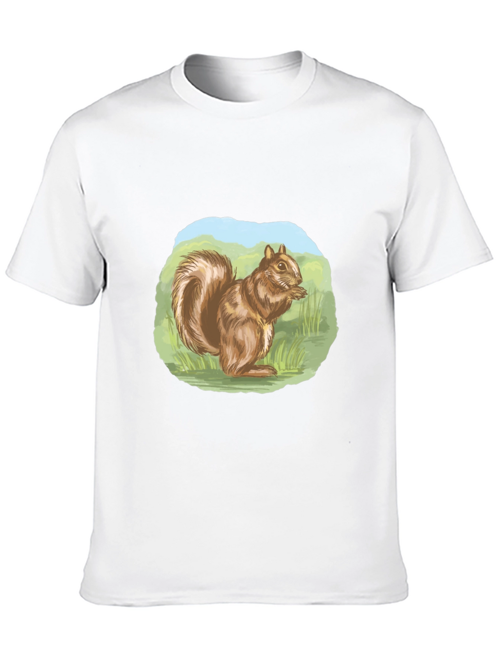 Squirrel Graphic Tee - Nature Lovers T-Shirt
