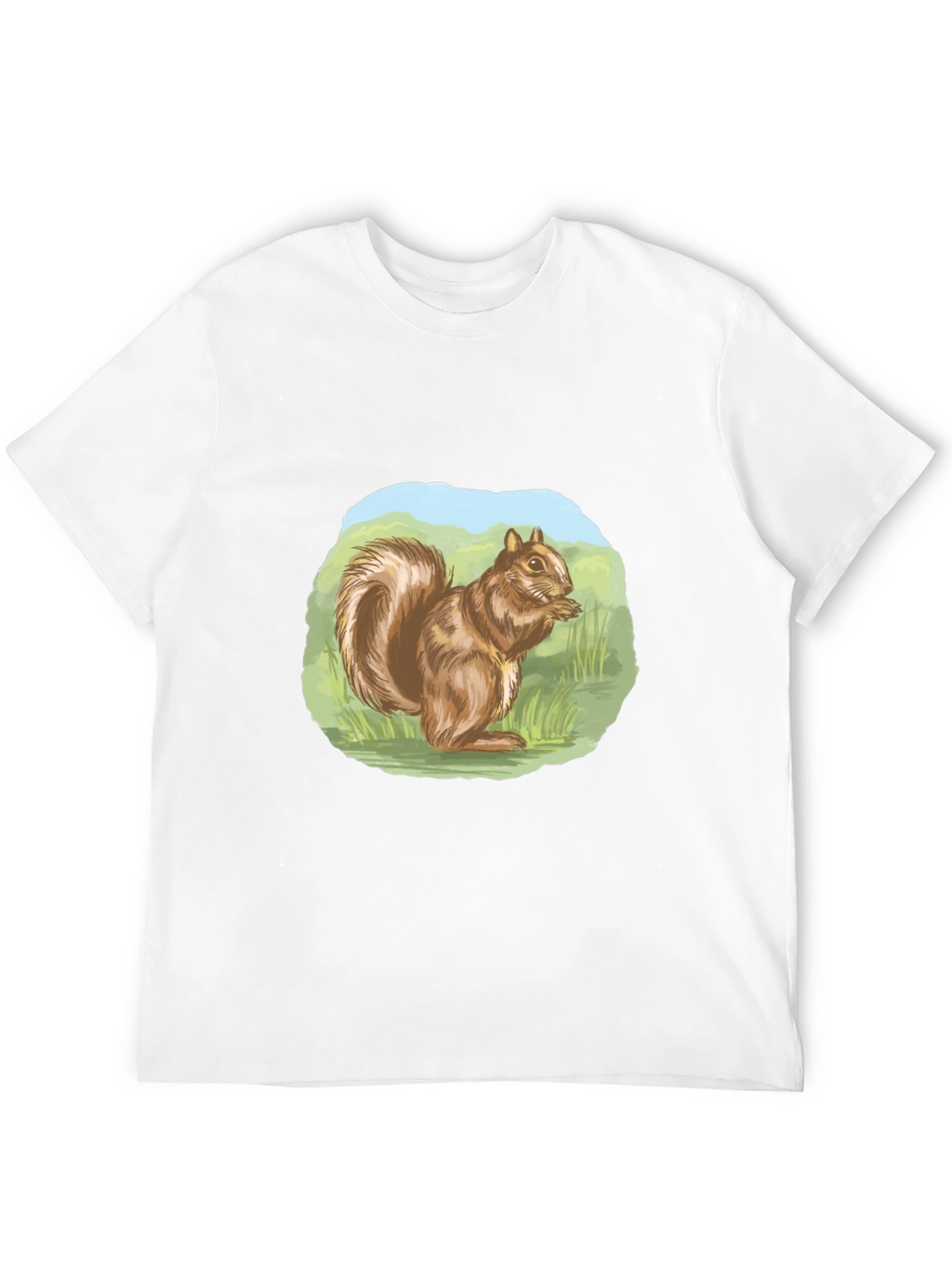Squirrel Graphic Tee - Nature Lovers T-Shirt