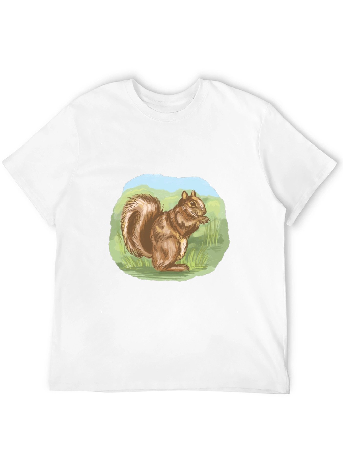 Squirrel Graphic Tee - Nature Lovers T-Shirt