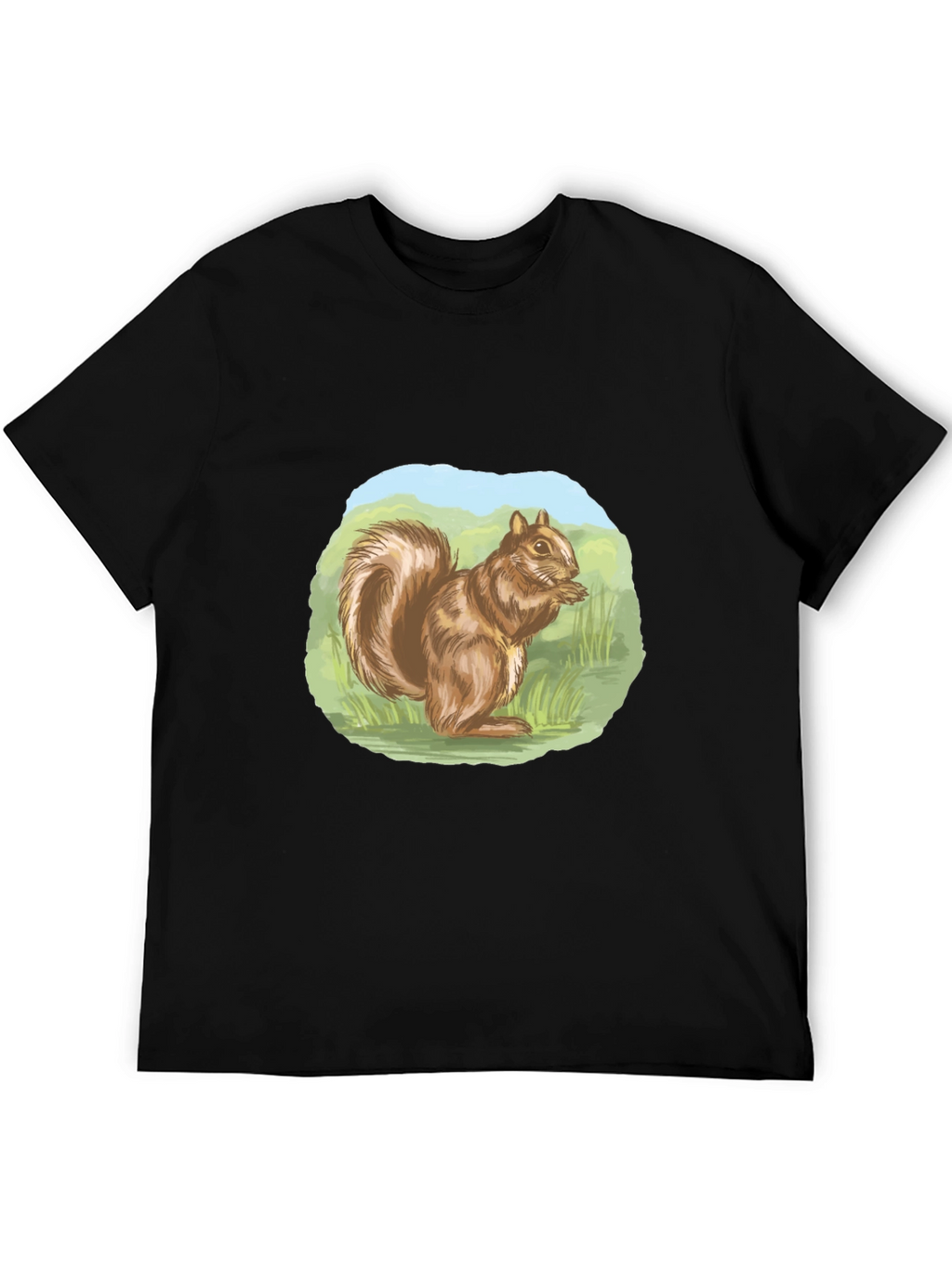 Squirrel Graphic Tee - Nature Lovers T-Shirt