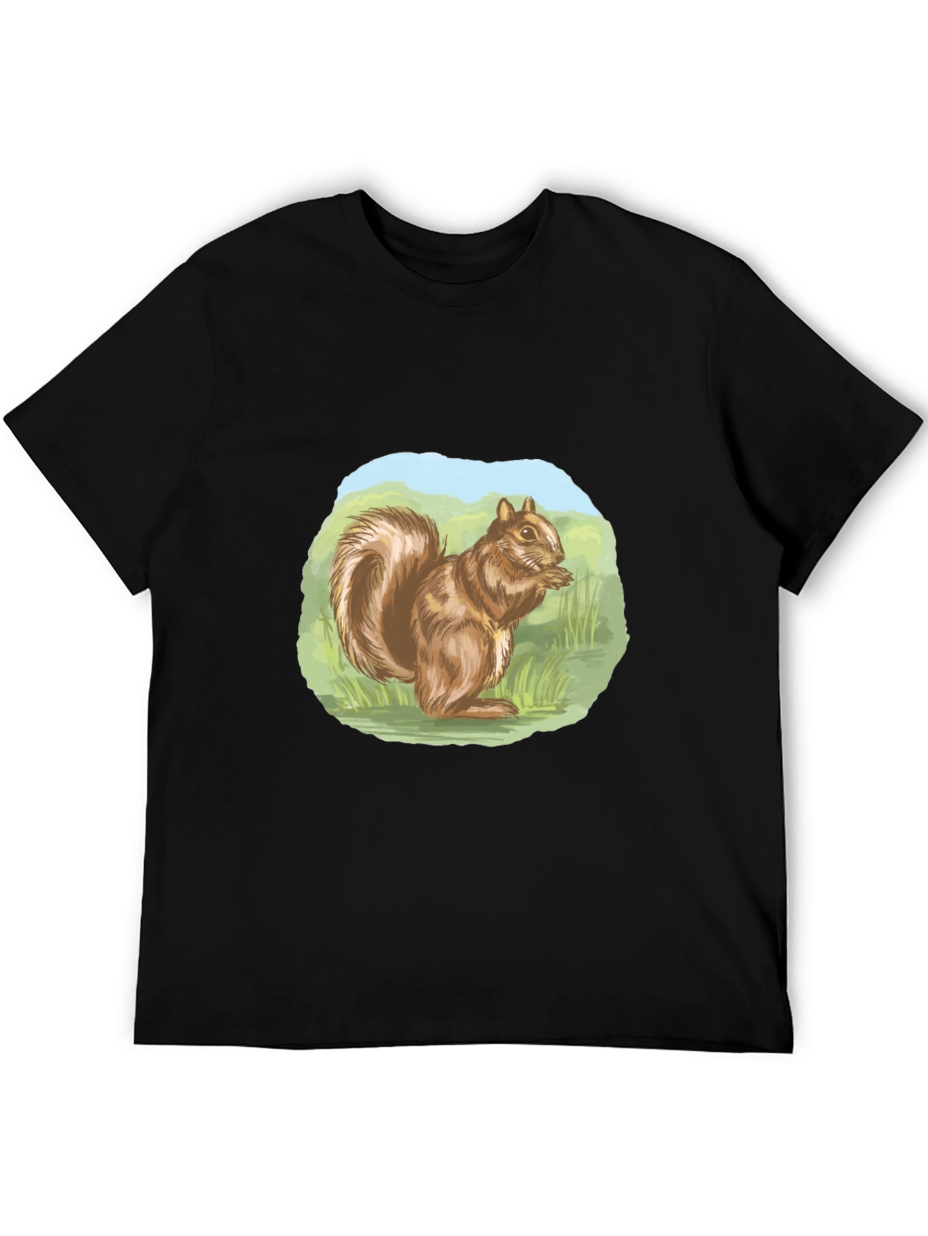 Squirrel Graphic Tee - Nature Lovers T-Shirt