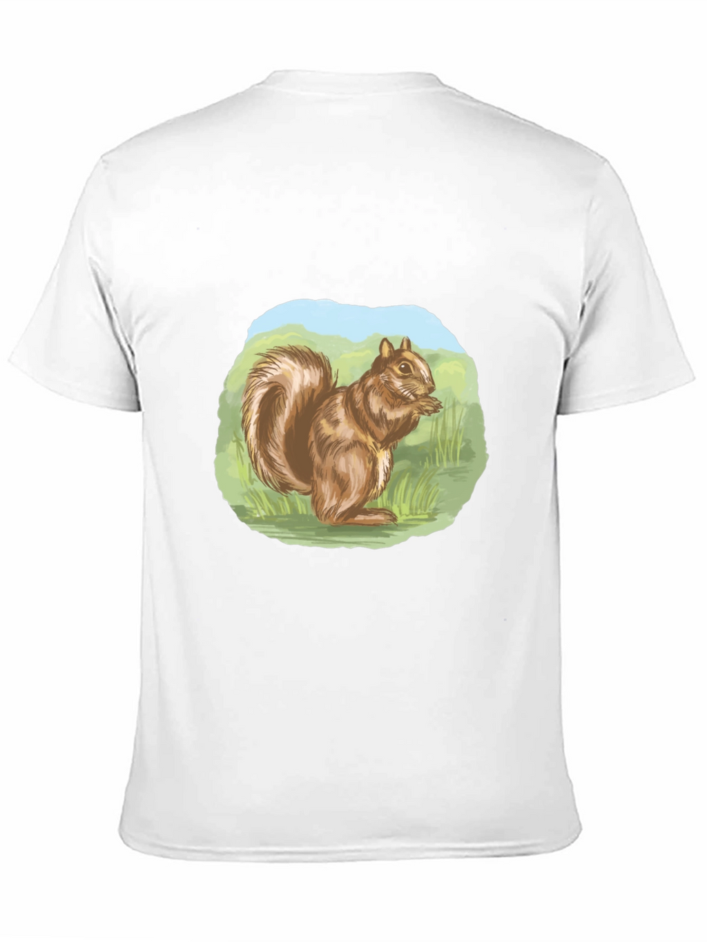 Squirrel Graphic Tee - Nature Lovers T-Shirt