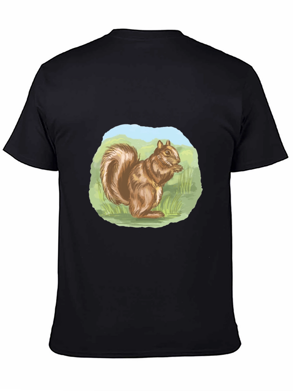 Squirrel Graphic Tee - Nature Lovers T-Shirt
