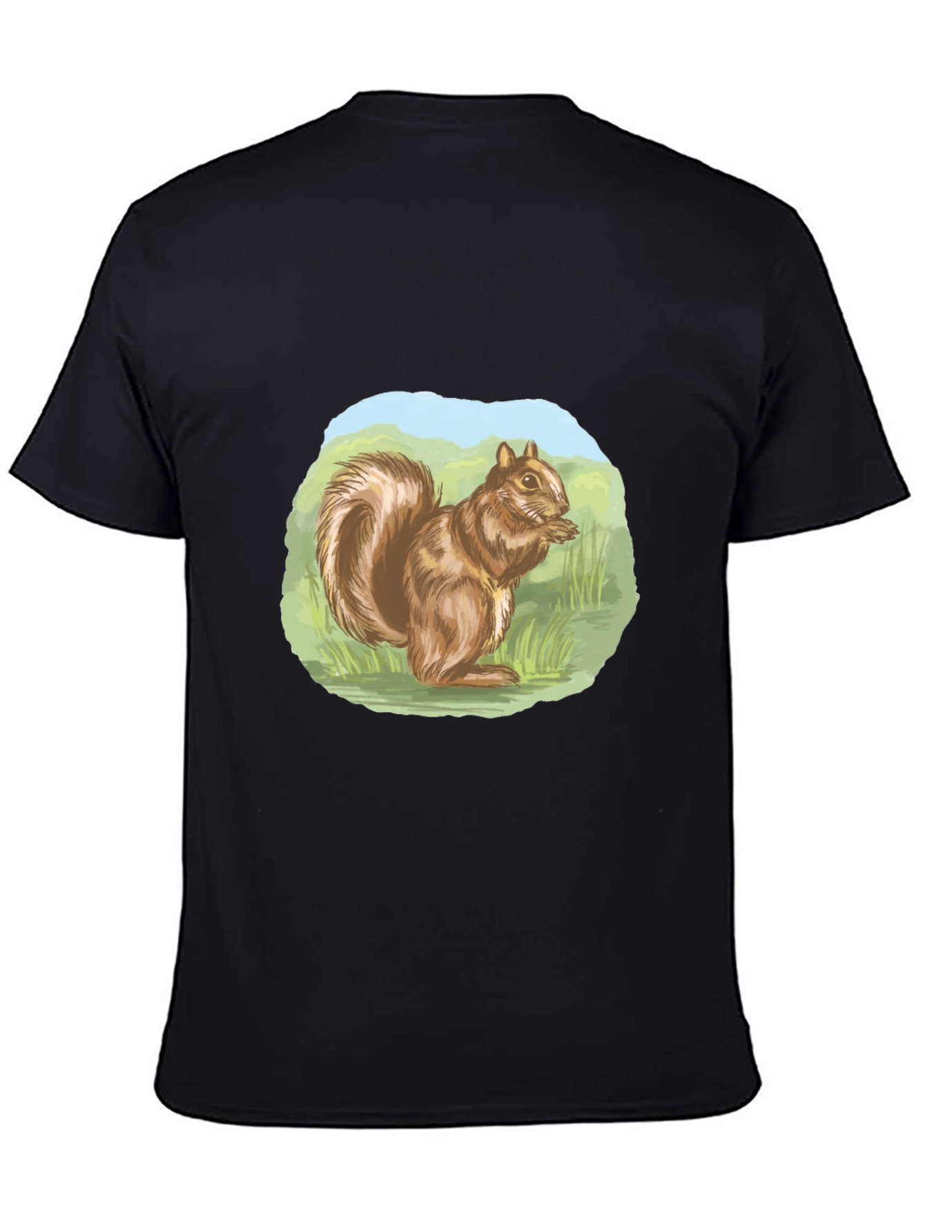 Squirrel Graphic Tee - Nature Lovers T-Shirt