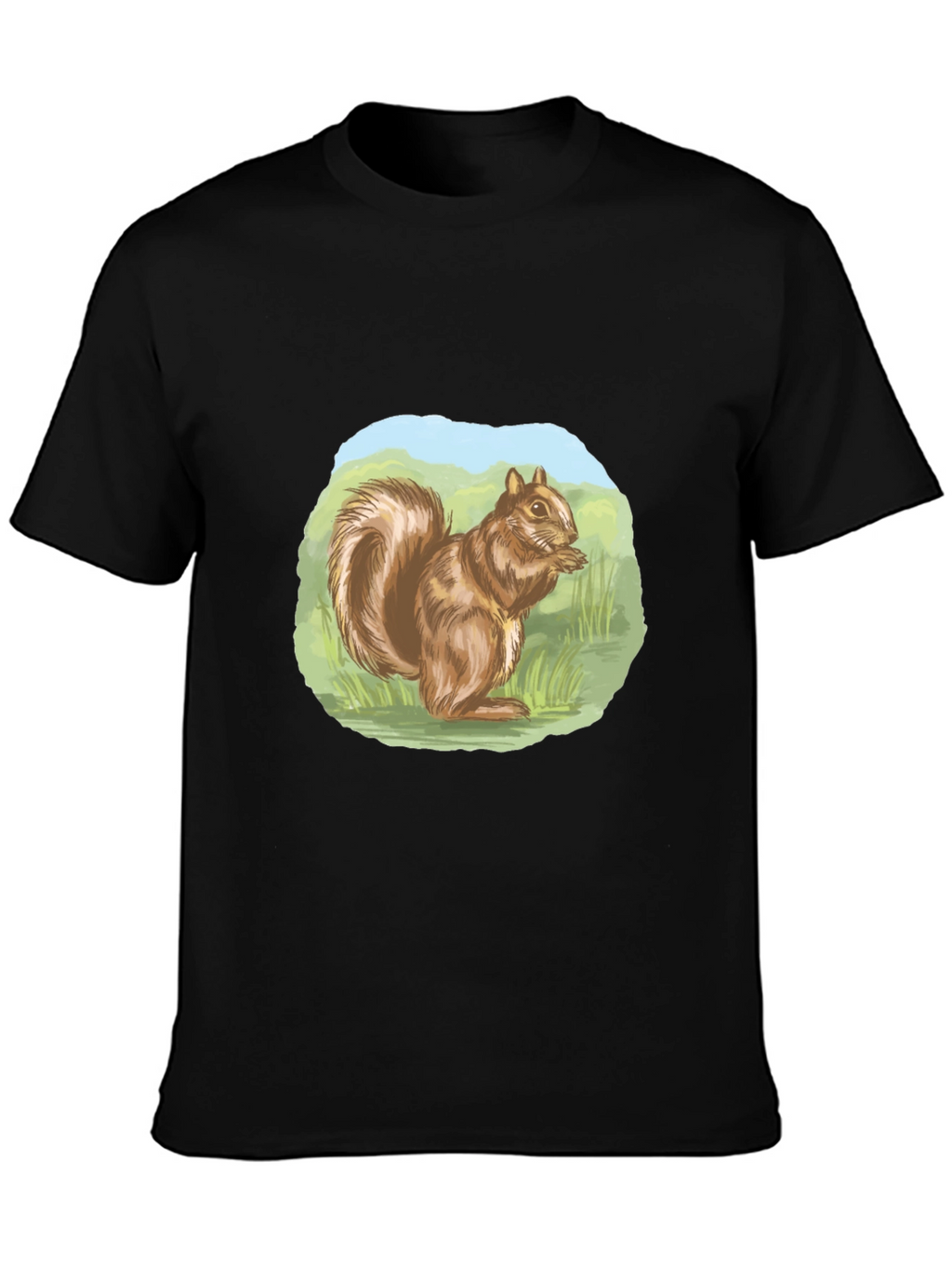 Squirrel Graphic Tee - Nature Lovers T-Shirt