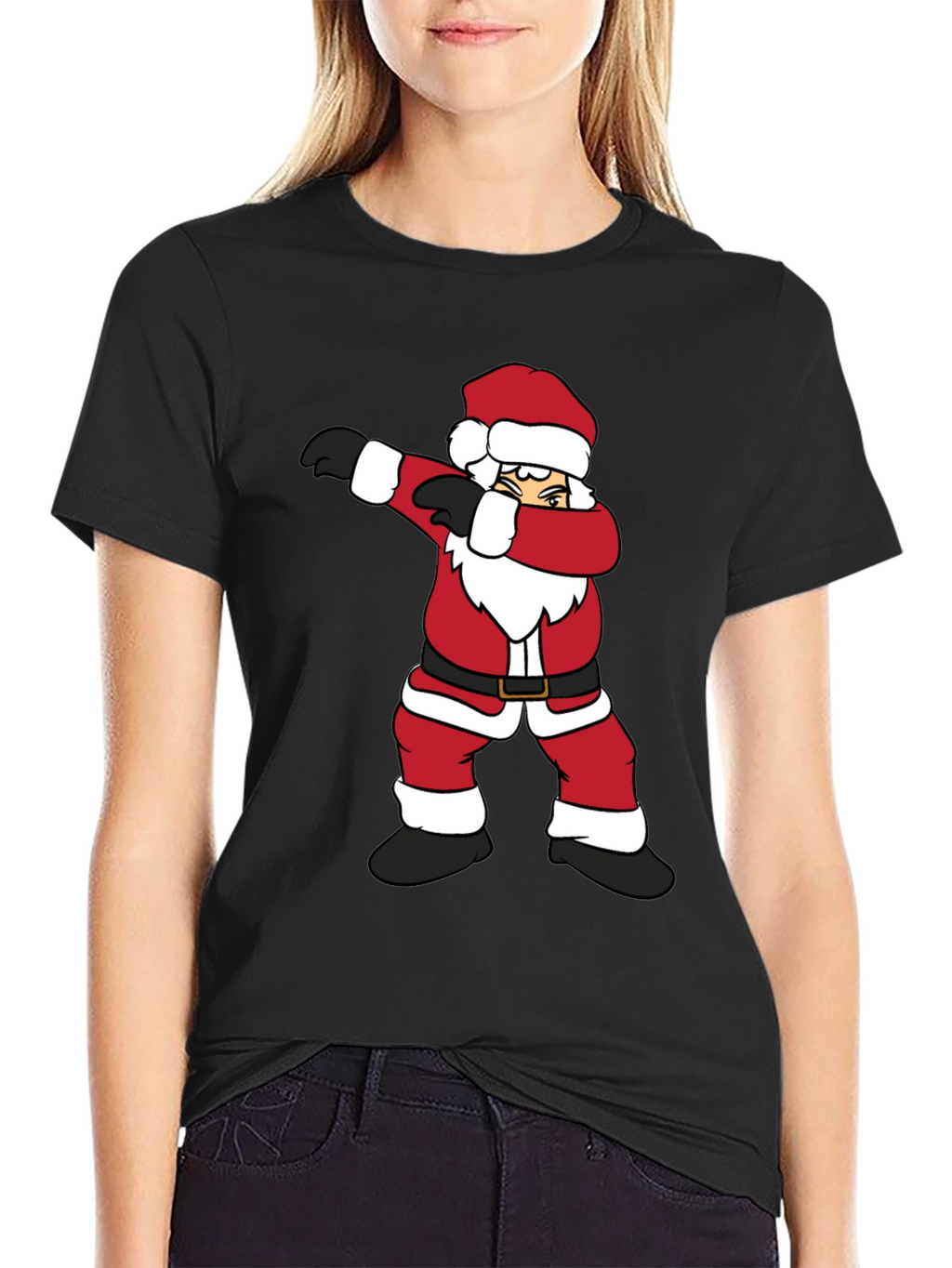 Dabbing Santa Graphic Tee