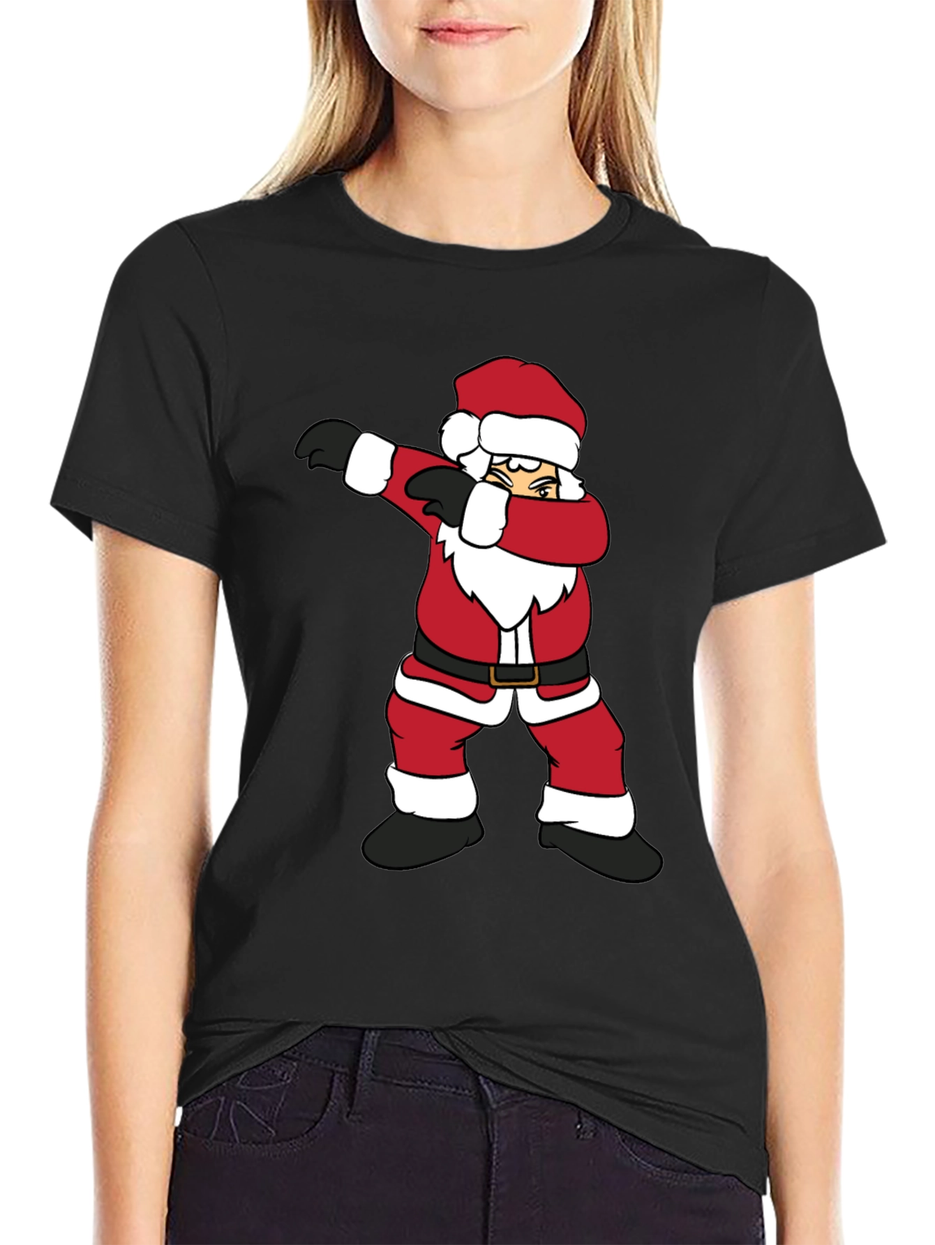 Dabbing Santa Graphic Tee