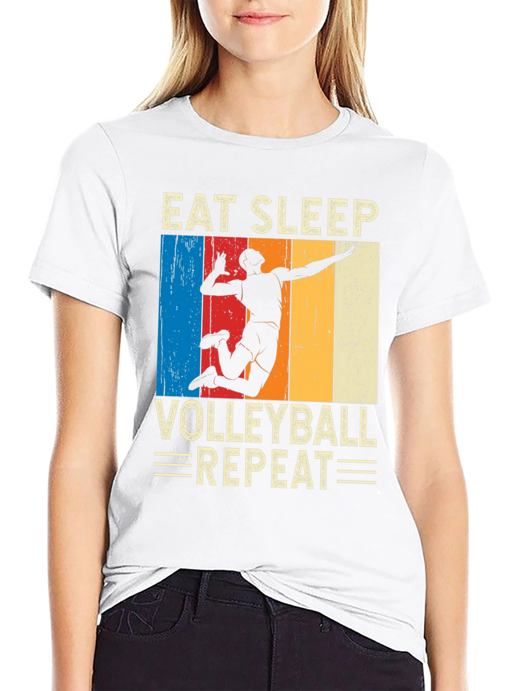 Eat Sleep Volleyball Repeat T-Shirt