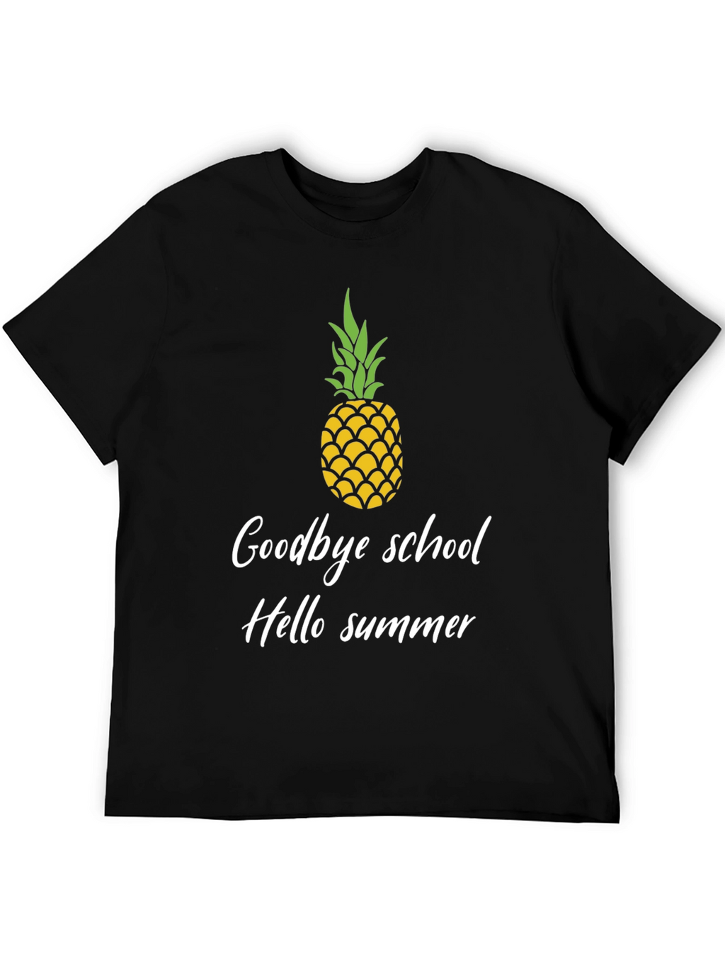 Goodbye School Hello Summer Pineapple Graphic Tee