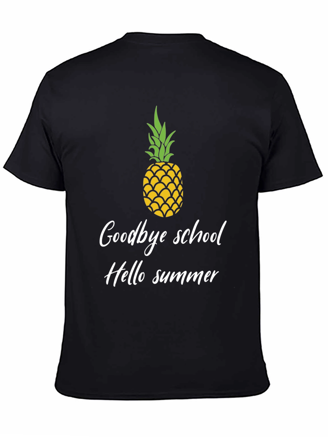 Goodbye School Hello Summer Pineapple Graphic Tee