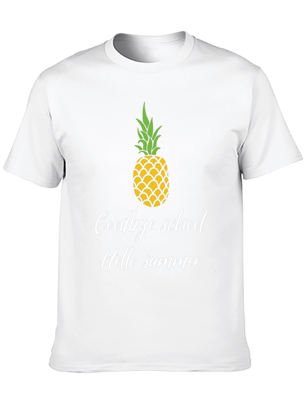 Goodbye School Hello Summer Pineapple Graphic Tee