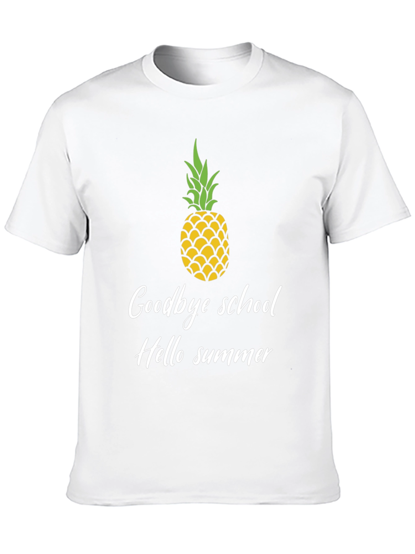 Goodbye School Hello Summer Pineapple Graphic Tee