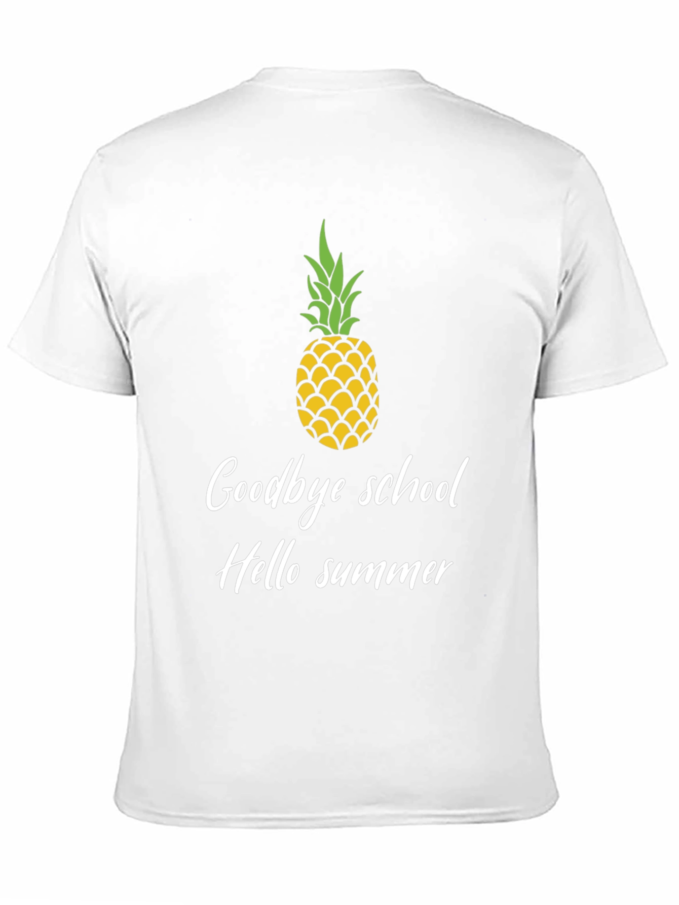 Goodbye School Hello Summer Pineapple Graphic Tee