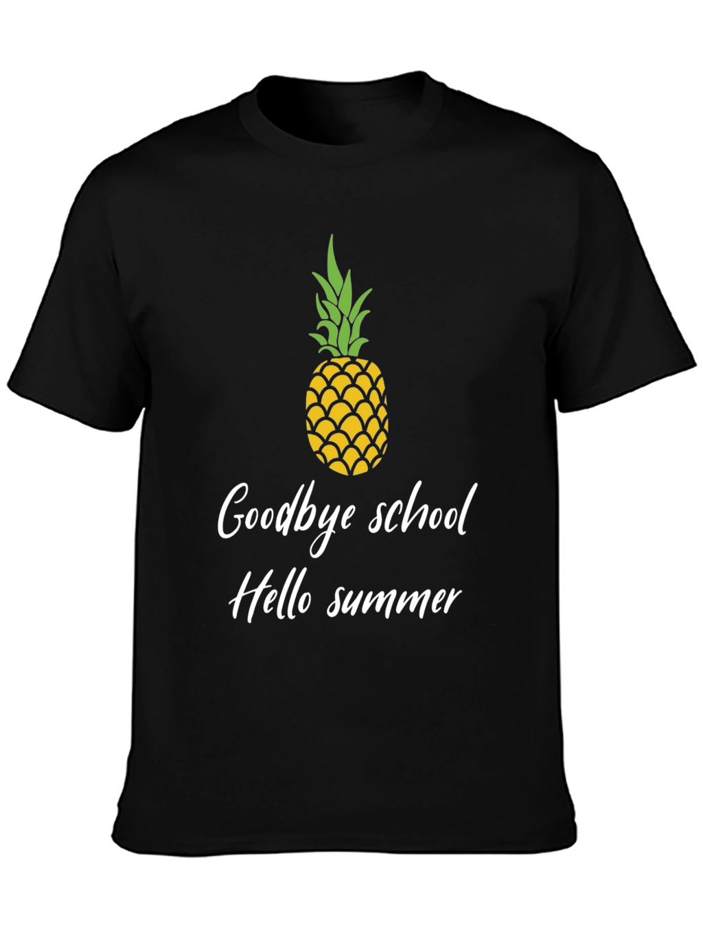 Goodbye School Hello Summer Pineapple Graphic Tee