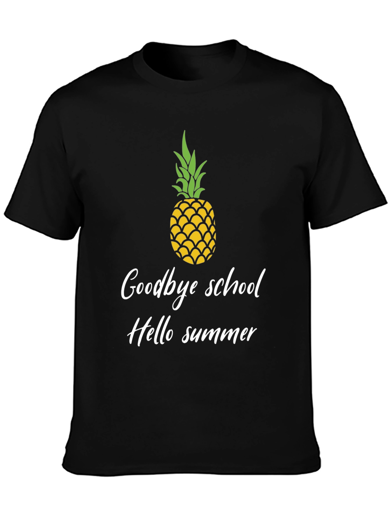 Goodbye School Hello Summer Pineapple Graphic Tee