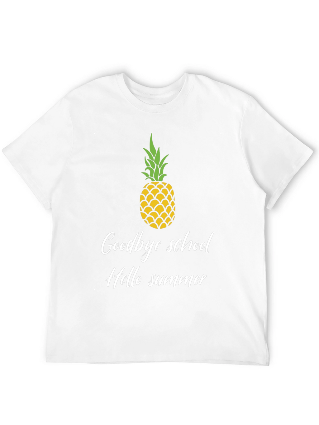 Goodbye School Hello Summer Pineapple Graphic Tee