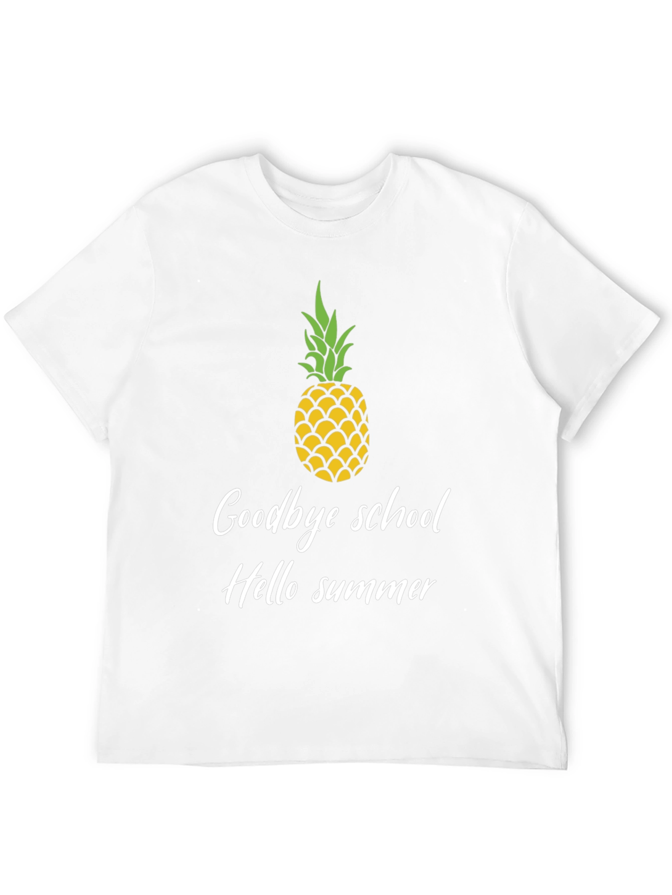Goodbye School Hello Summer Pineapple Graphic Tee